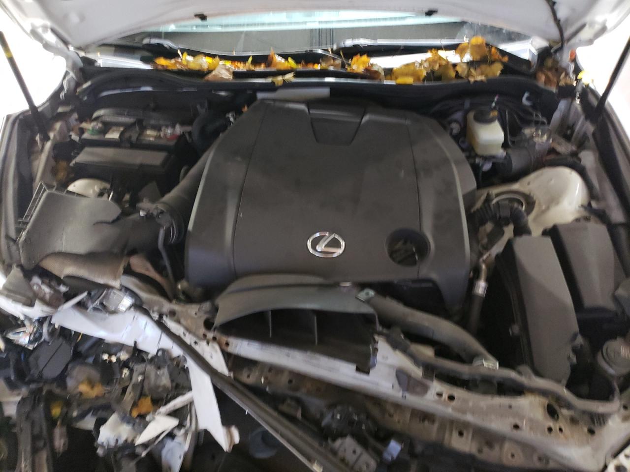 2014 Lexus Is 250 White vin: JTHCF1D25E5009962