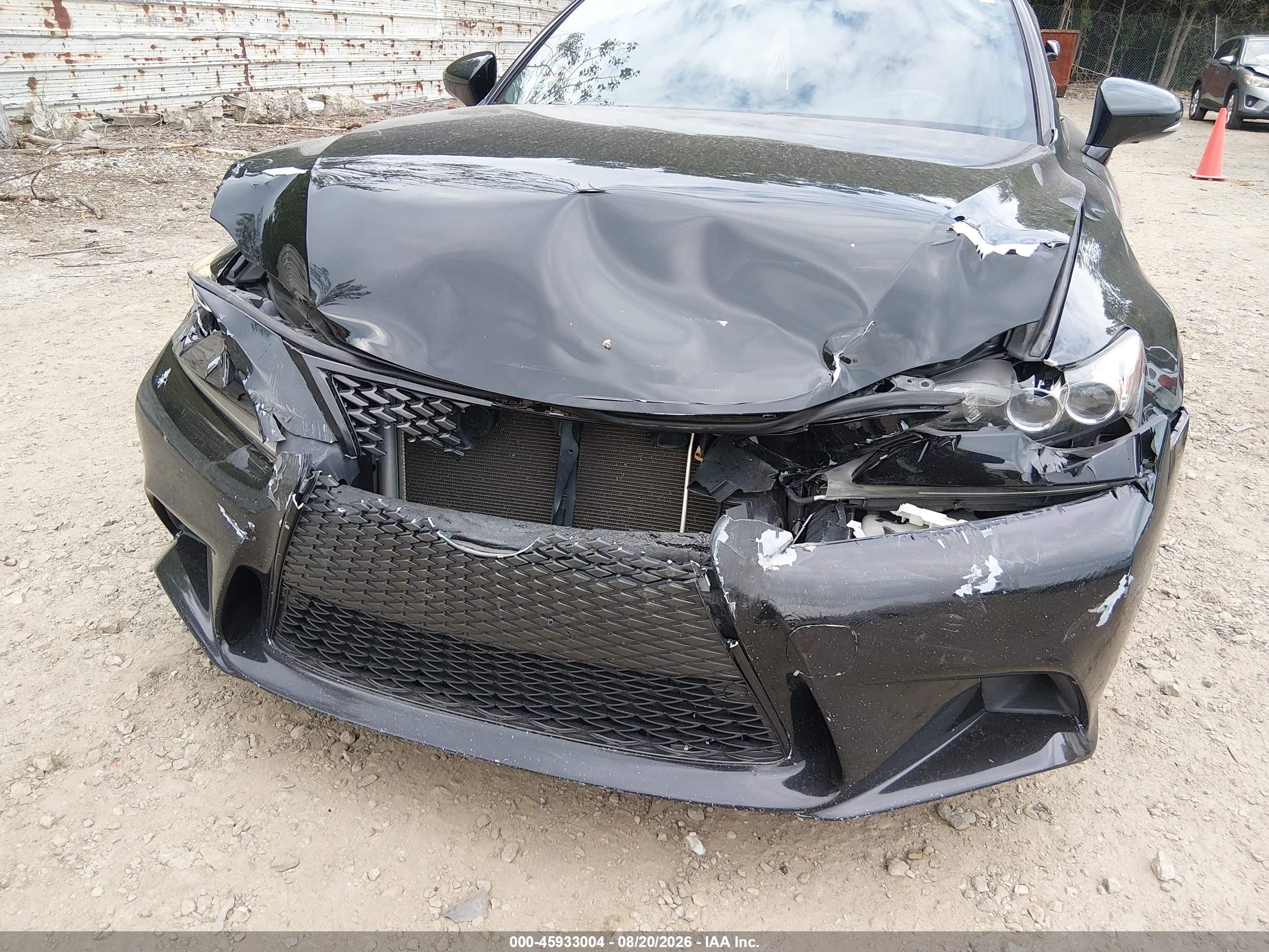 2014 Lexus Is 250   Black vin: JTHCF1D25E5010626