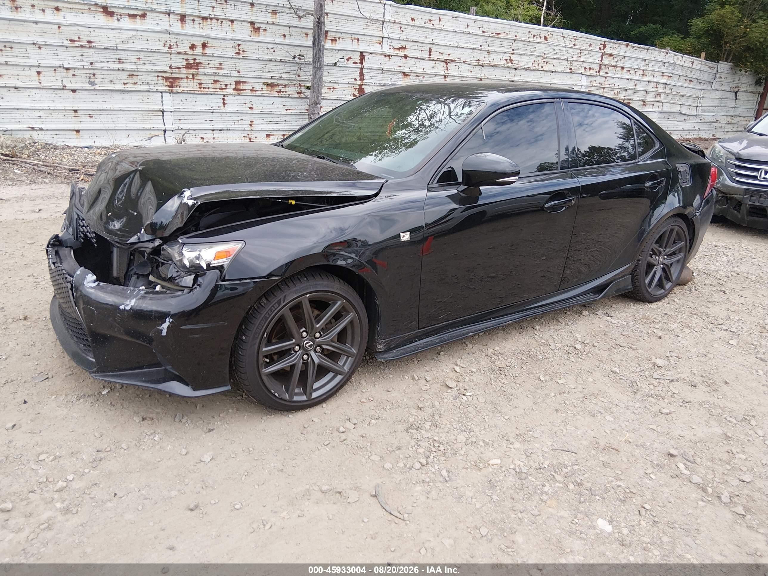 2014 Lexus Is 250   Black vin: JTHCF1D25E5010626