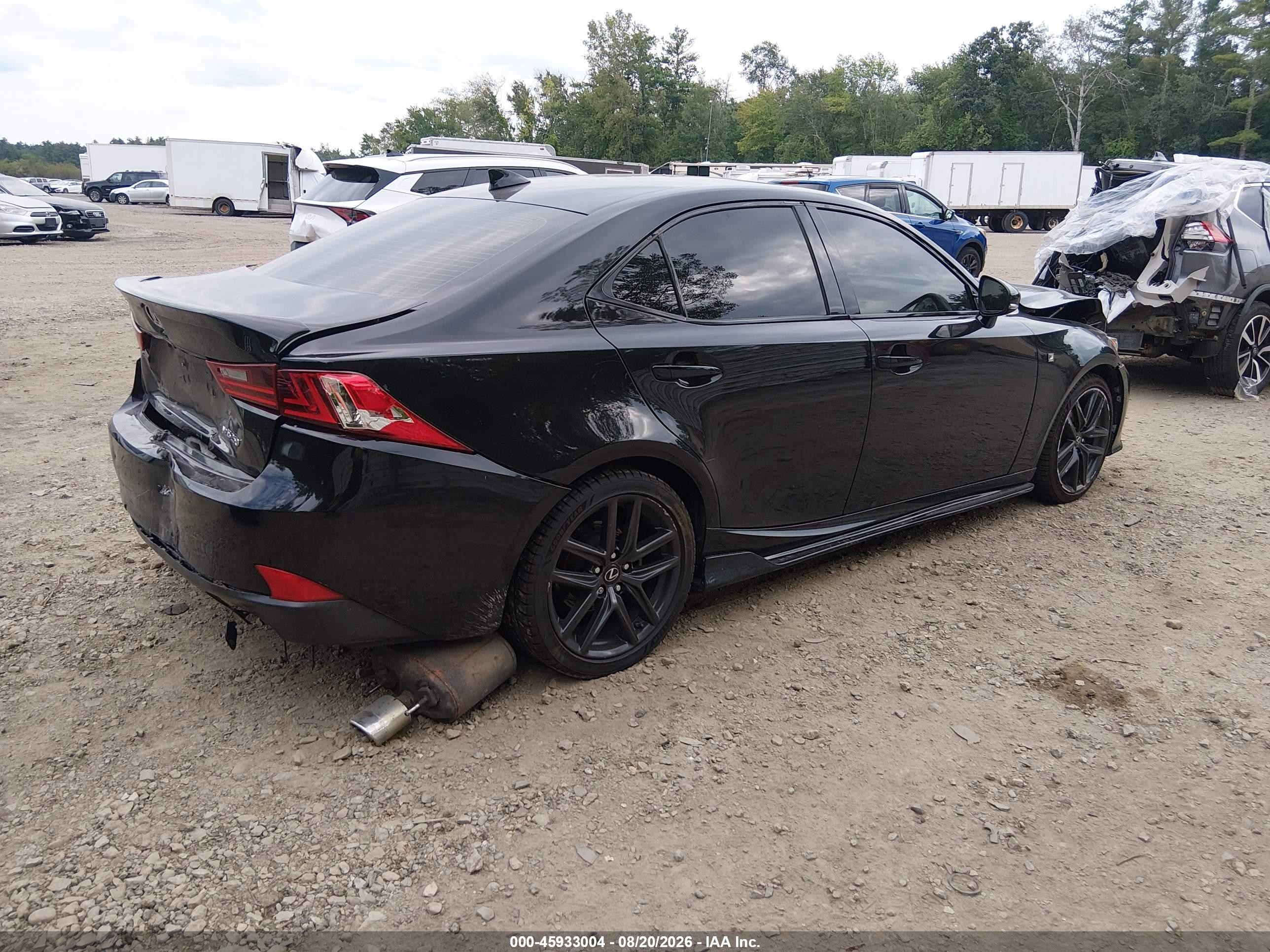 2014 Lexus Is 250   Black vin: JTHCF1D25E5010626