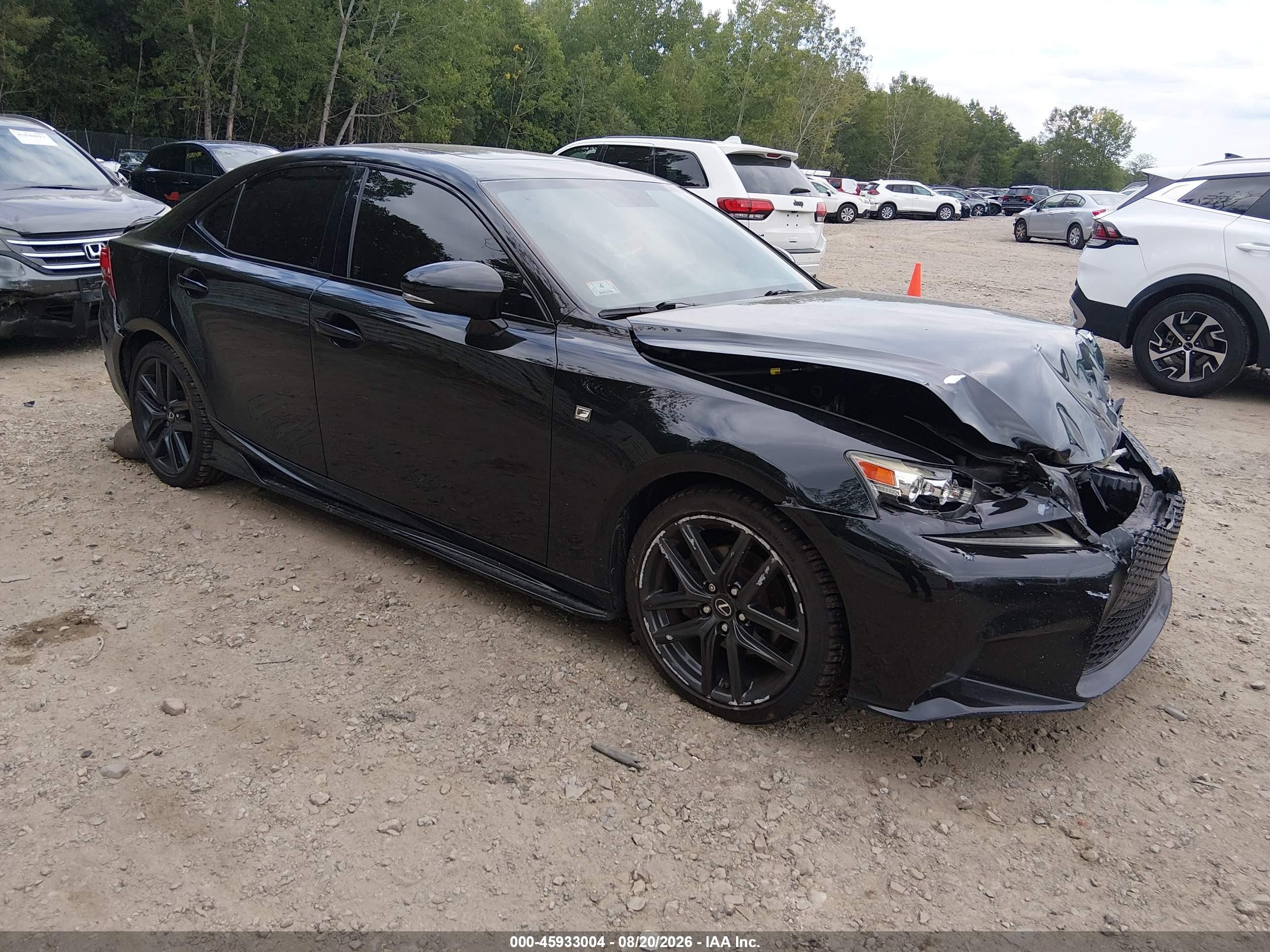 2014 Lexus Is 250   Black vin: JTHCF1D25E5010626
