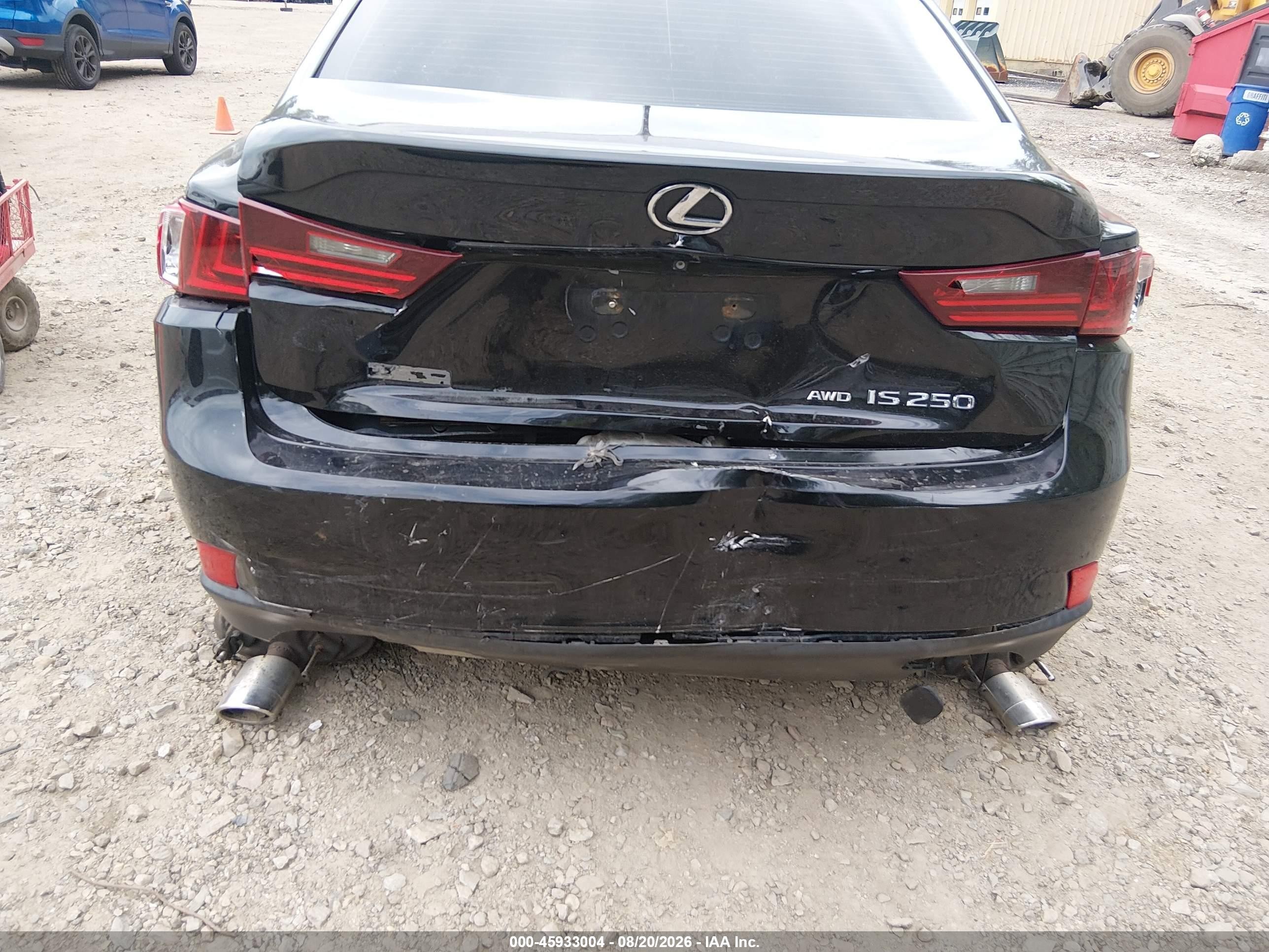 2014 Lexus Is 250   Black vin: JTHCF1D25E5010626
