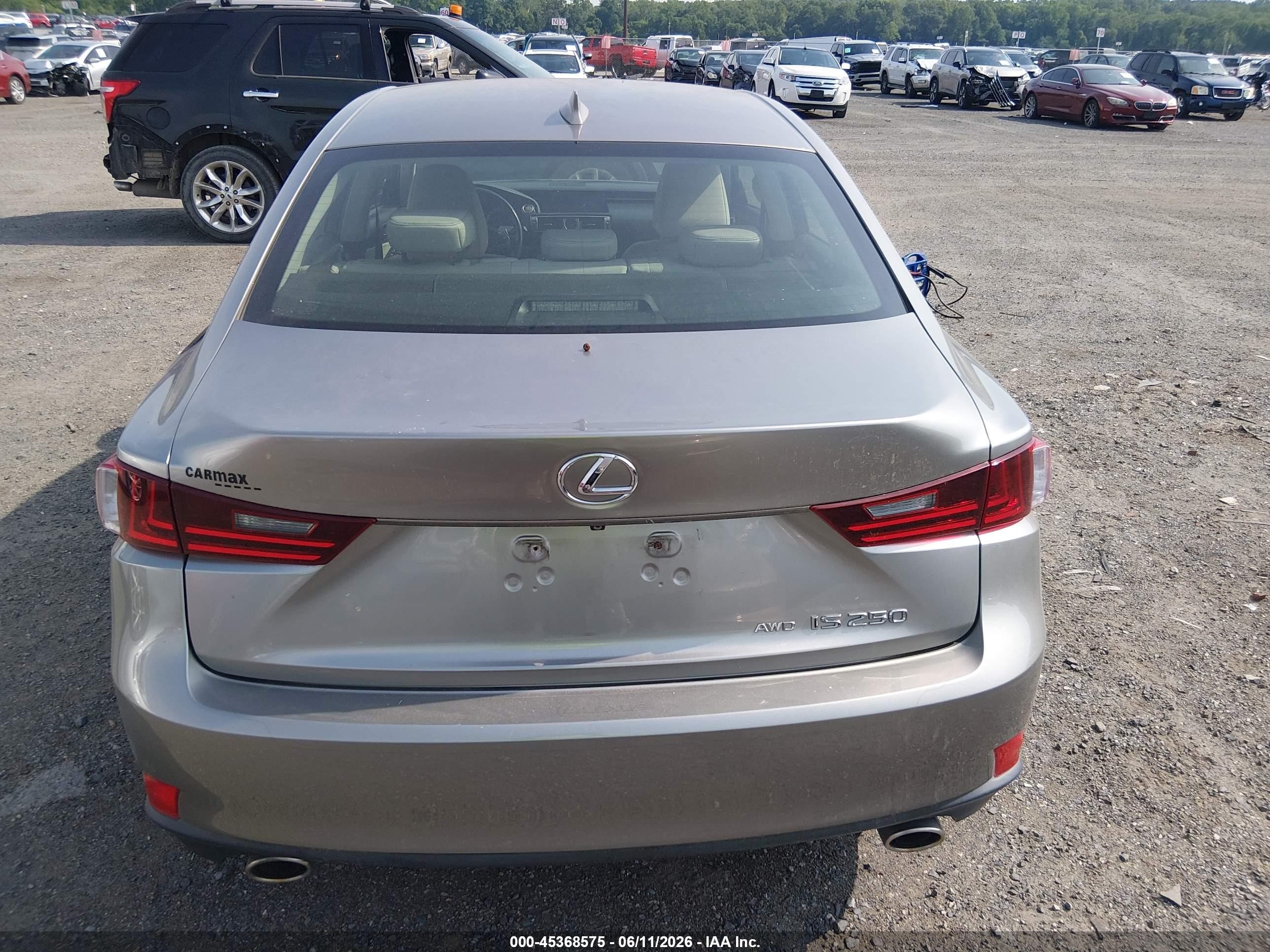 2014 Lexus Is 250   Tan vin: JTHCF1D25E5010934