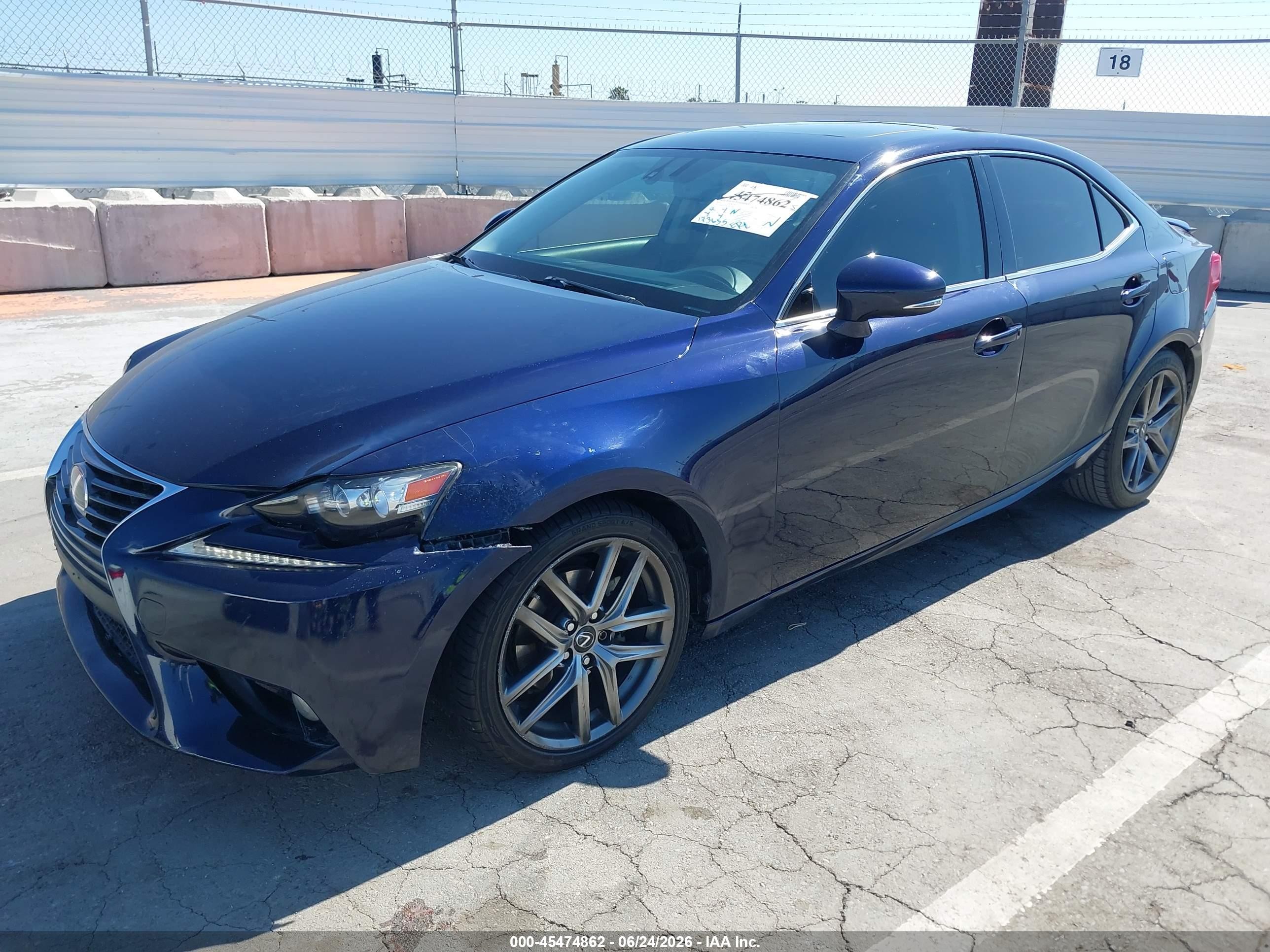 2014 Lexus Is 250   Blue vin: JTHCF1D25E5015244