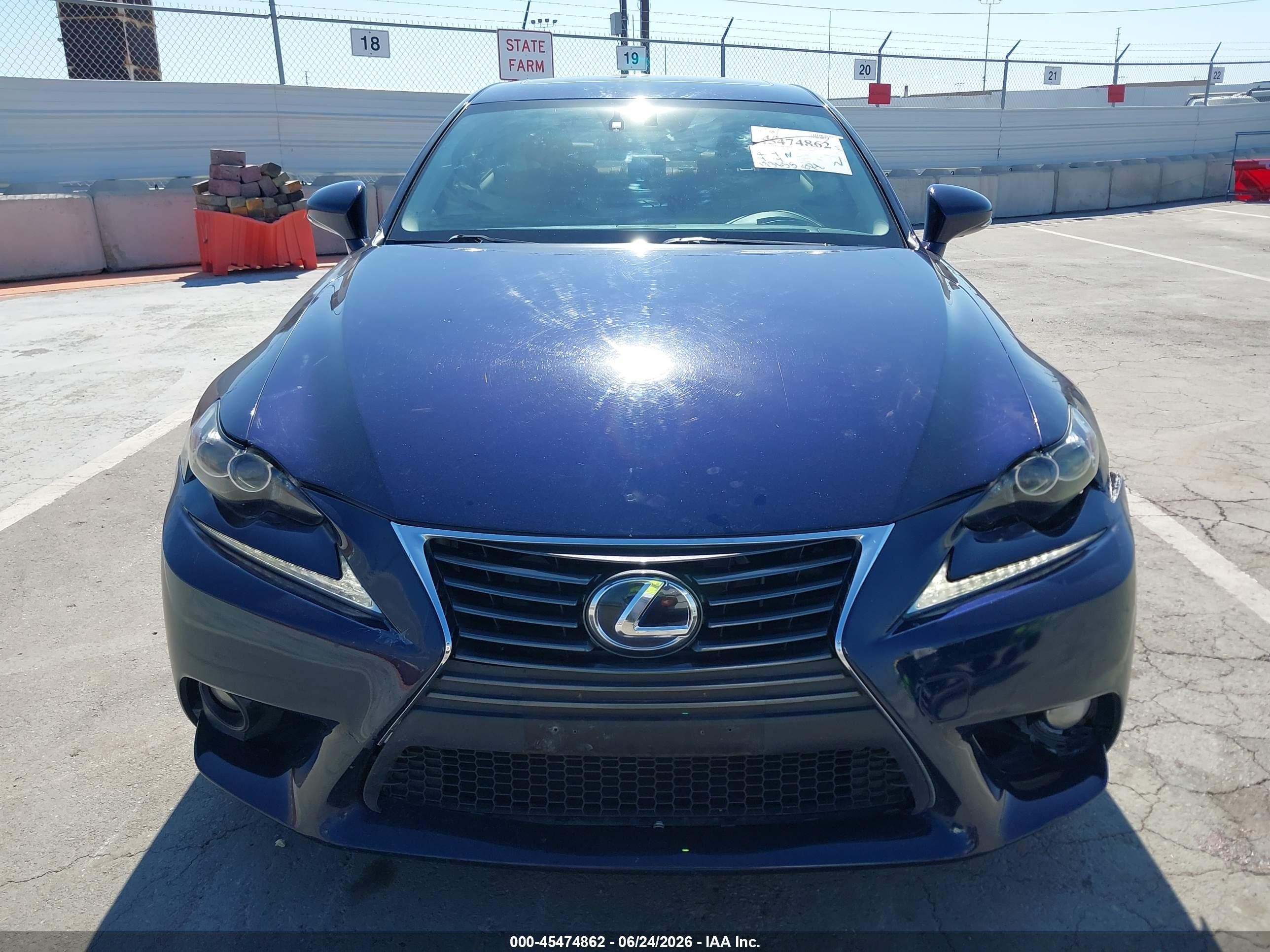 2014 Lexus Is 250   Blue vin: JTHCF1D25E5015244