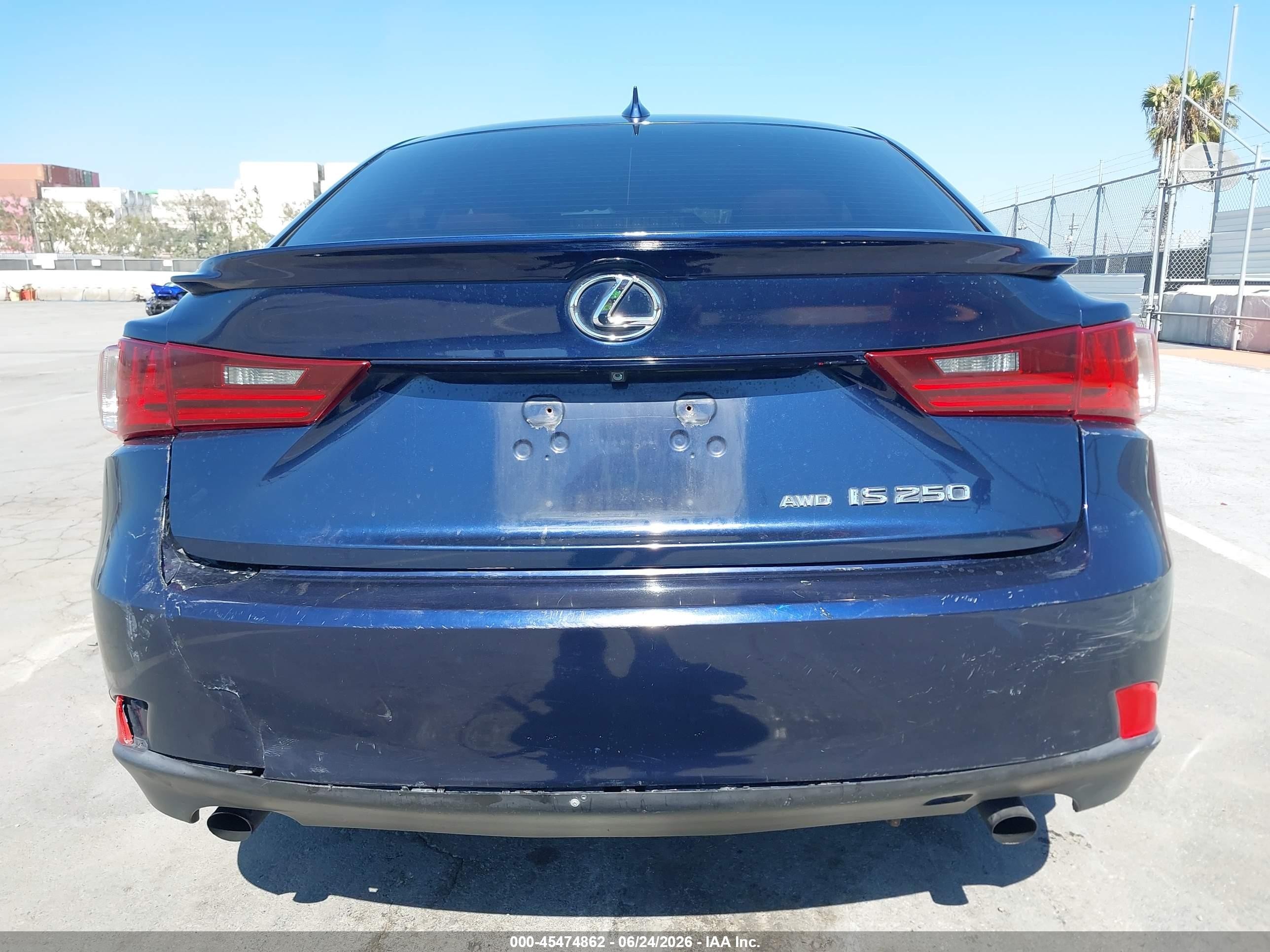 2014 Lexus Is 250   Blue vin: JTHCF1D25E5015244