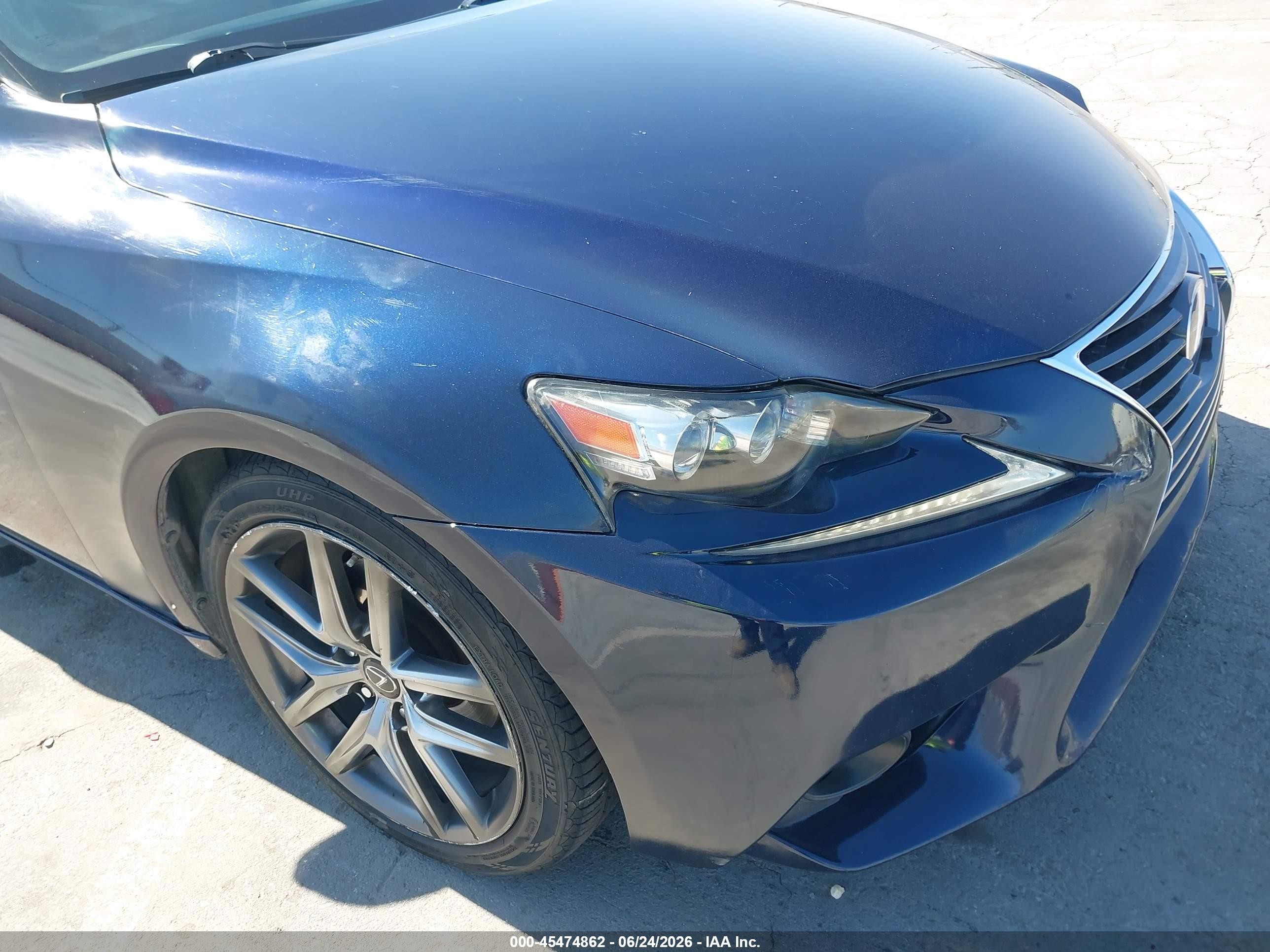 2014 Lexus Is 250   Blue vin: JTHCF1D25E5015244
