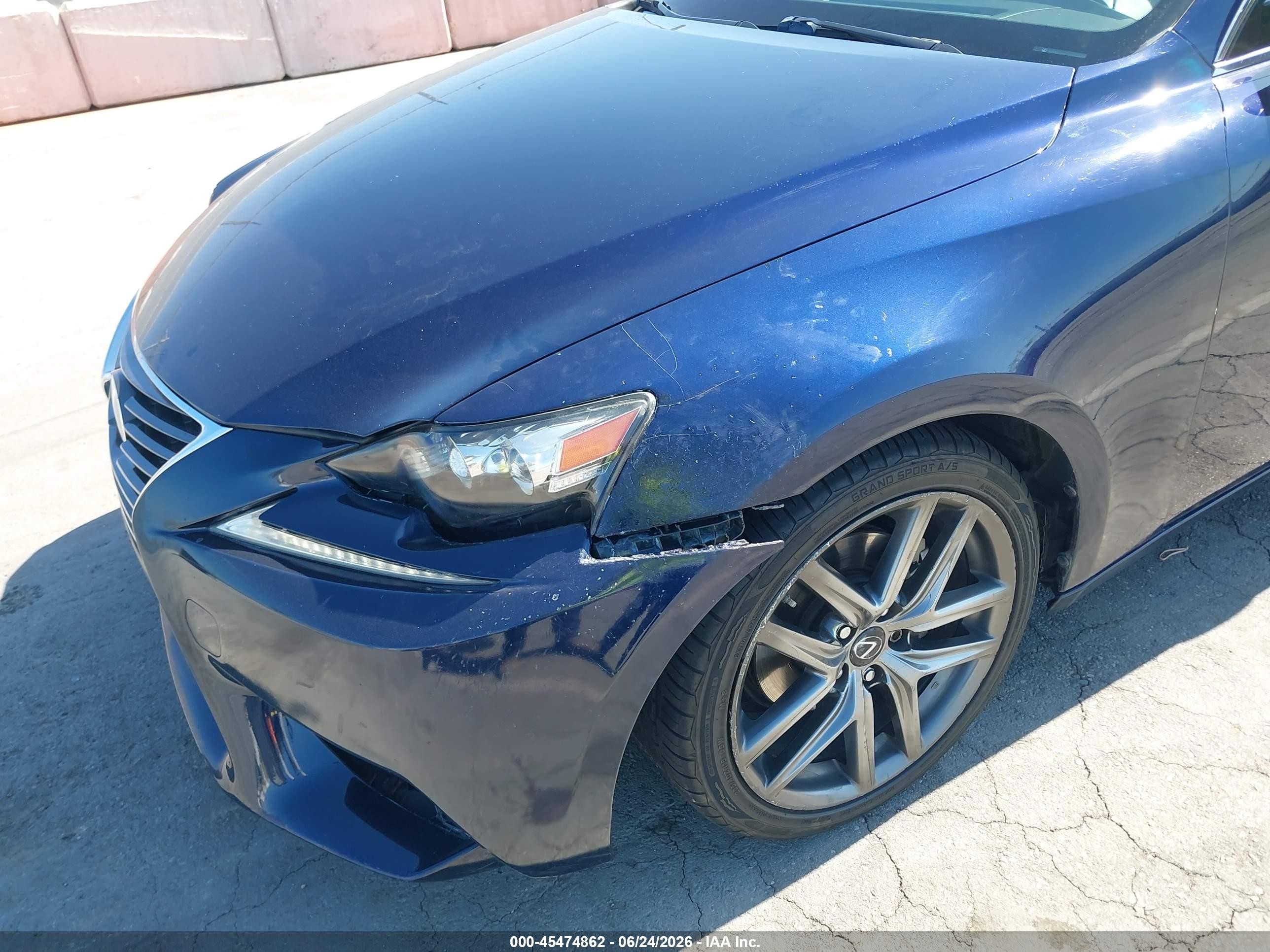 2014 Lexus Is 250   Blue vin: JTHCF1D25E5015244
