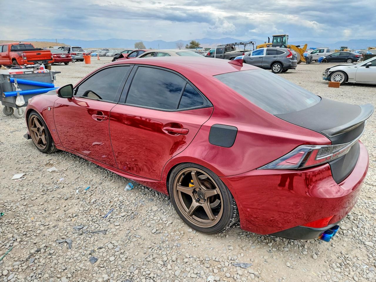 2014 Lexus Is 250 Burgundy vin: JTHCF1D25E5015261