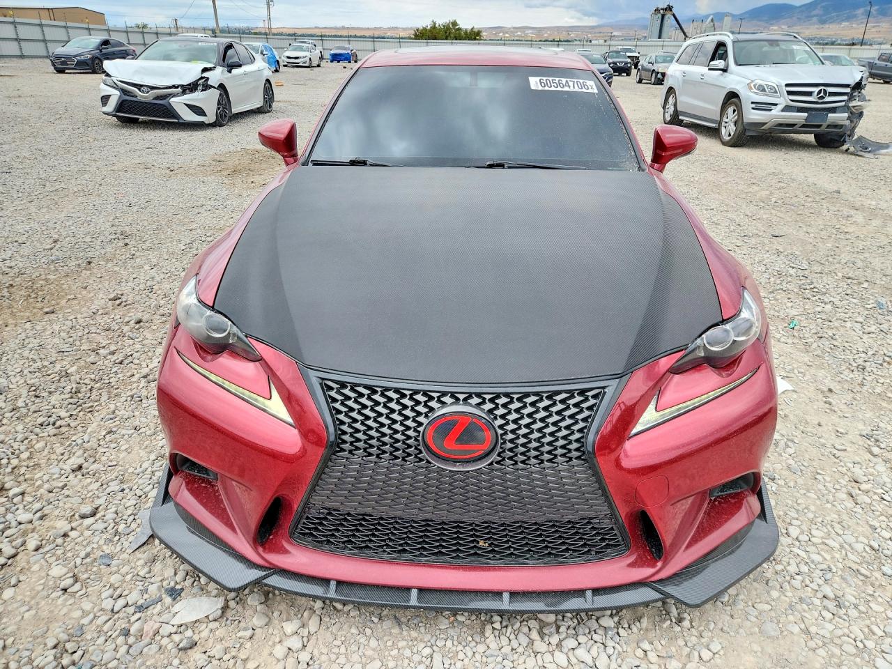 2014 Lexus Is 250 Burgundy vin: JTHCF1D25E5015261