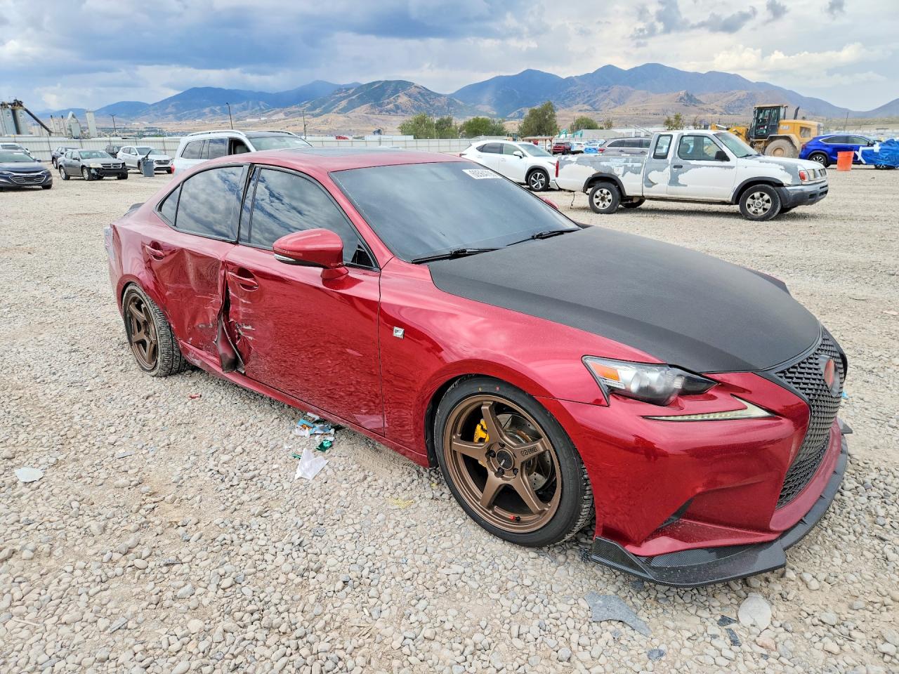 2014 Lexus Is 250 Burgundy vin: JTHCF1D25E5015261