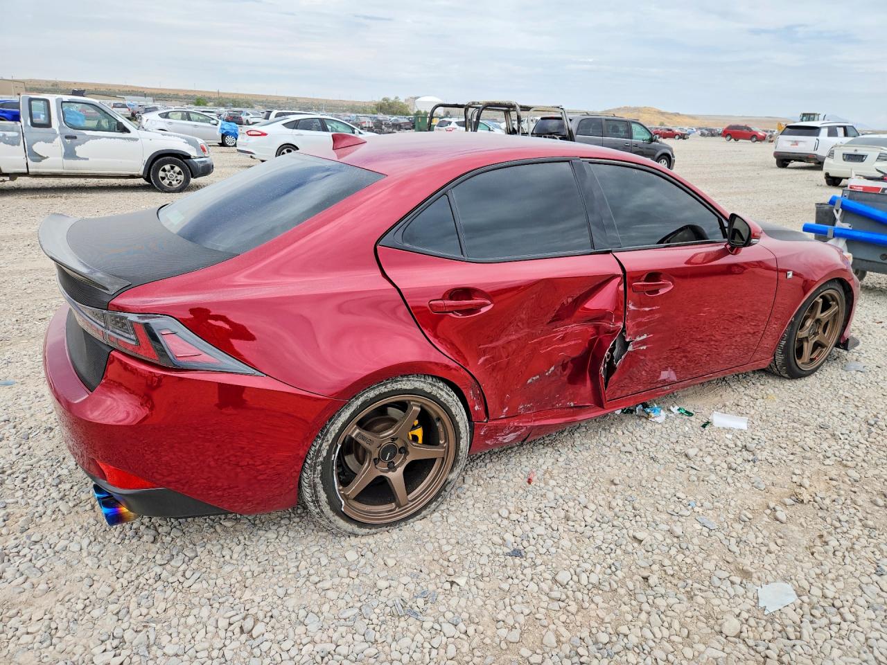 2014 Lexus Is 250 Burgundy vin: JTHCF1D25E5015261