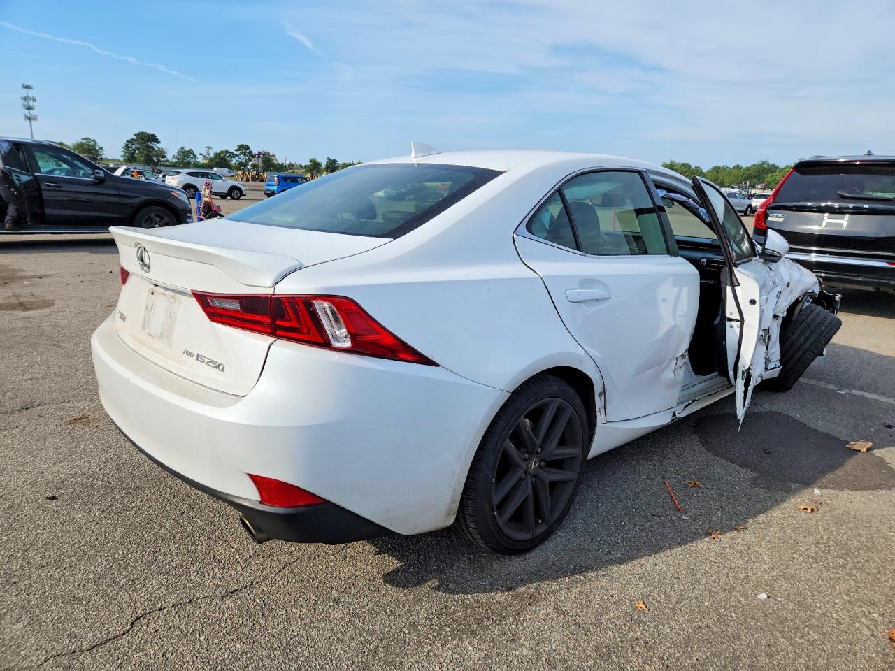 2015 Lexus Is 250 White vin: JTHCF1D25F5015990