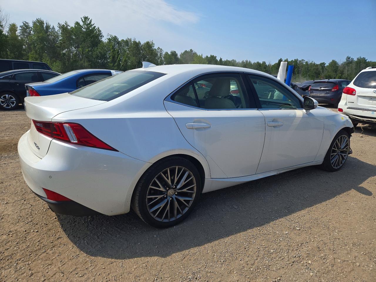 2015 Lexus Is 250 White vin: JTHCF1D25F5016007
