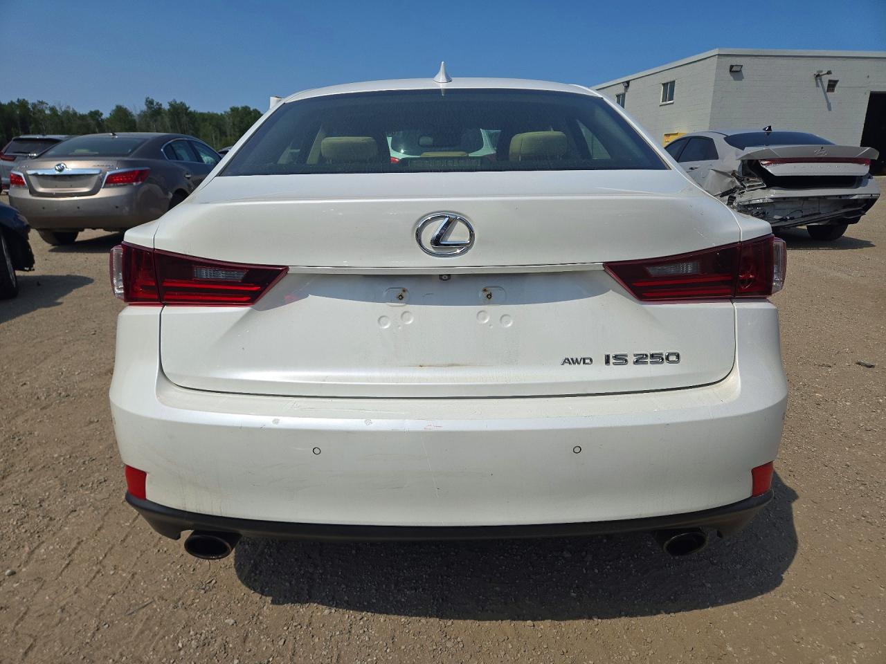 2015 Lexus Is 250 White vin: JTHCF1D25F5016007