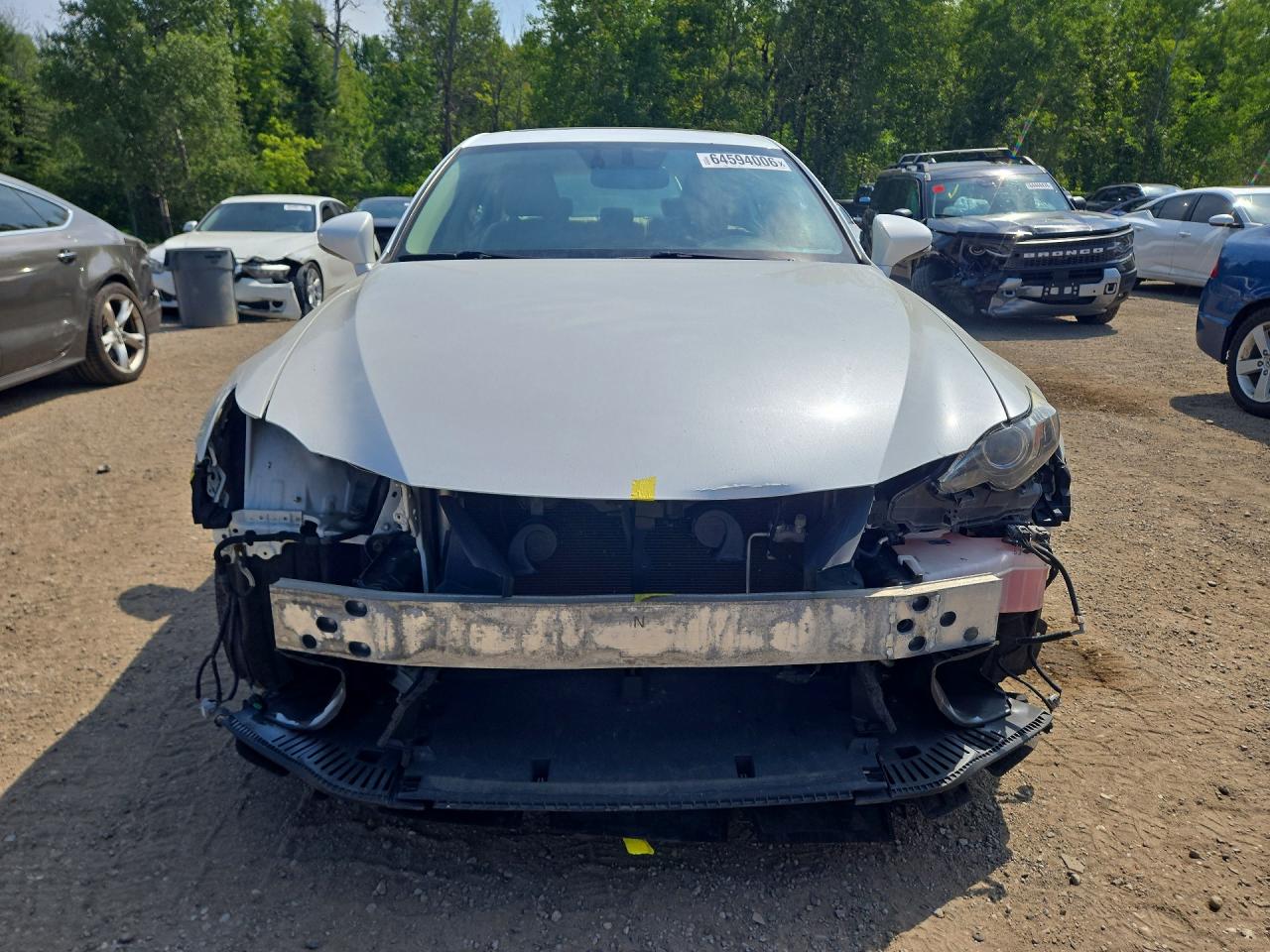 2015 Lexus Is 250 White vin: JTHCF1D25F5016007
