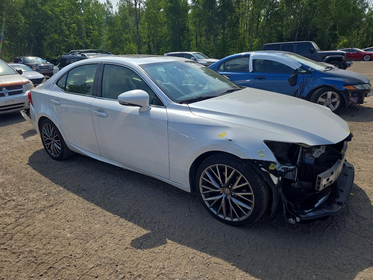 2015 Lexus Is 250 White vin: JTHCF1D25F5016007