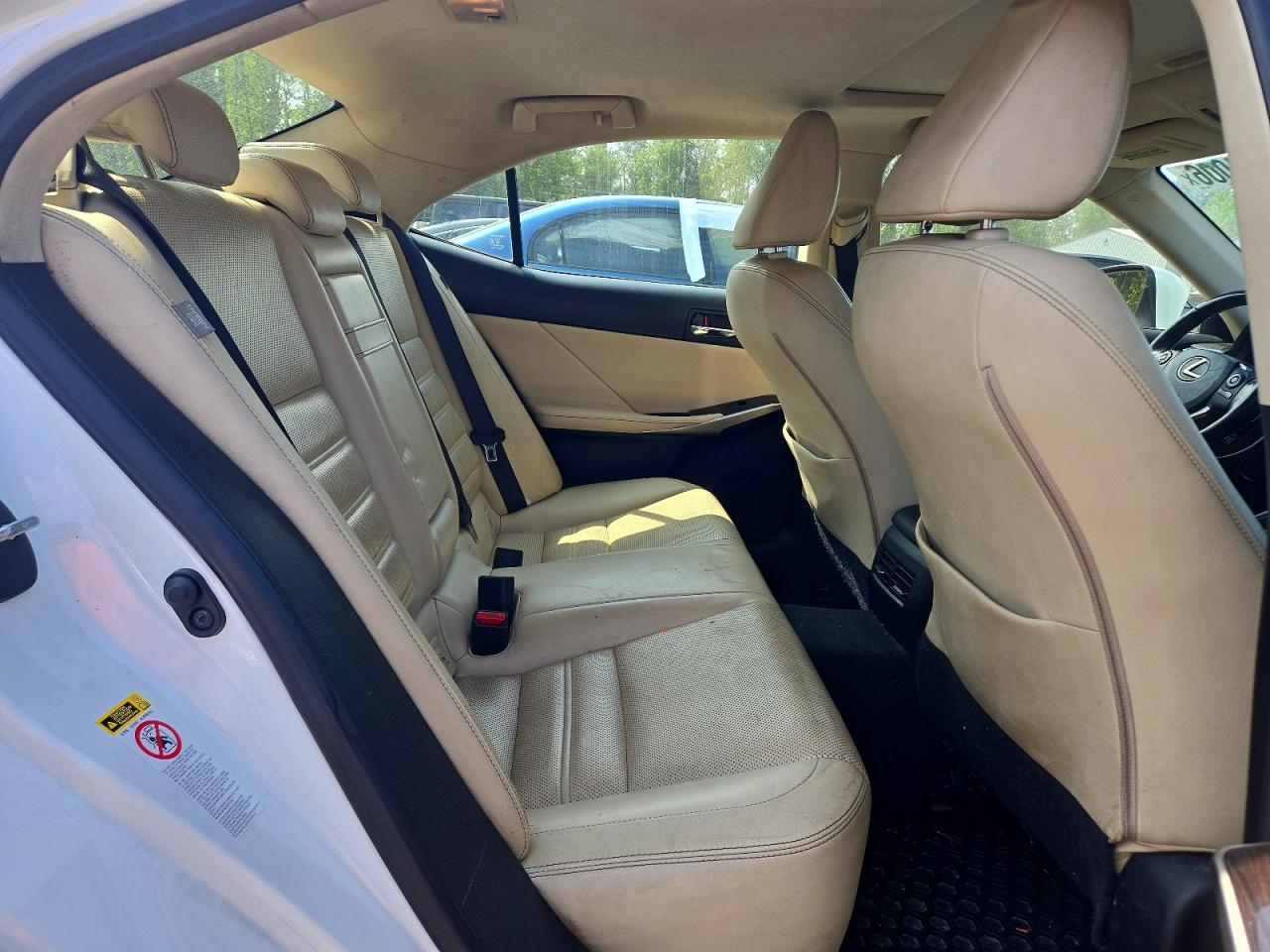 2015 Lexus Is 250 White vin: JTHCF1D25F5016007