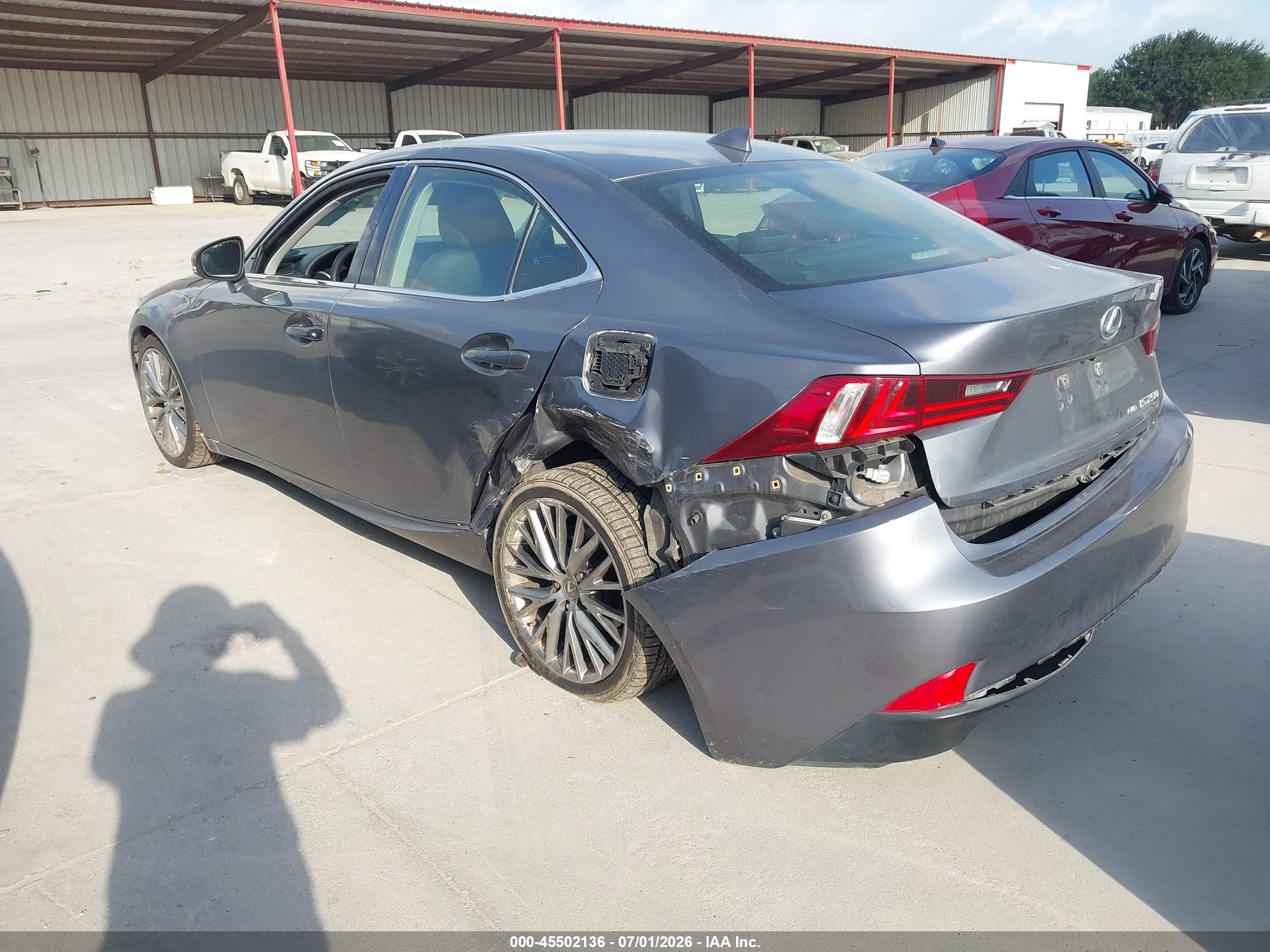 2015 Lexus Is 250   Серый vin: JTHCF1D25F5020591