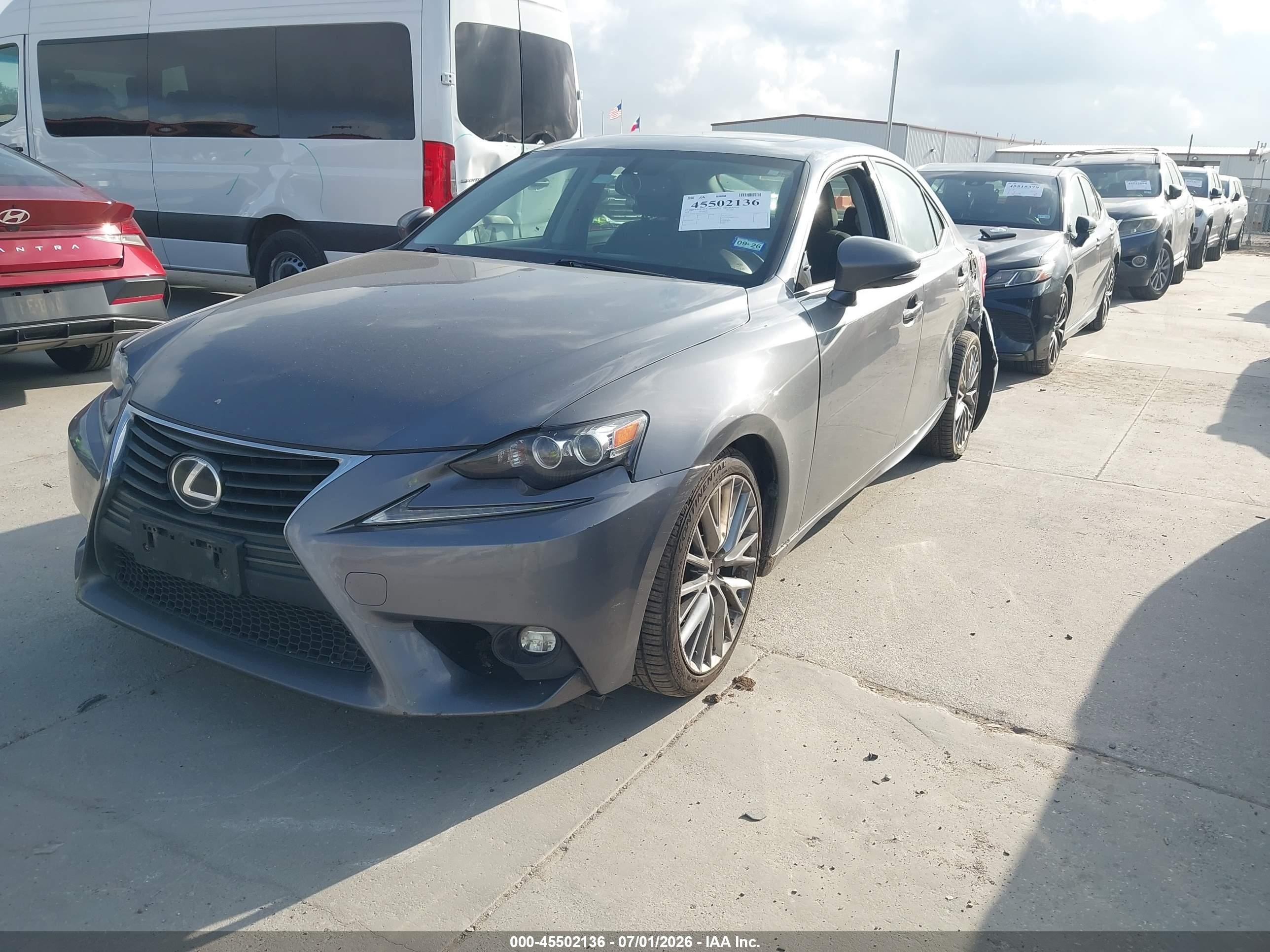 2015 Lexus Is 250   Серый vin: JTHCF1D25F5020591