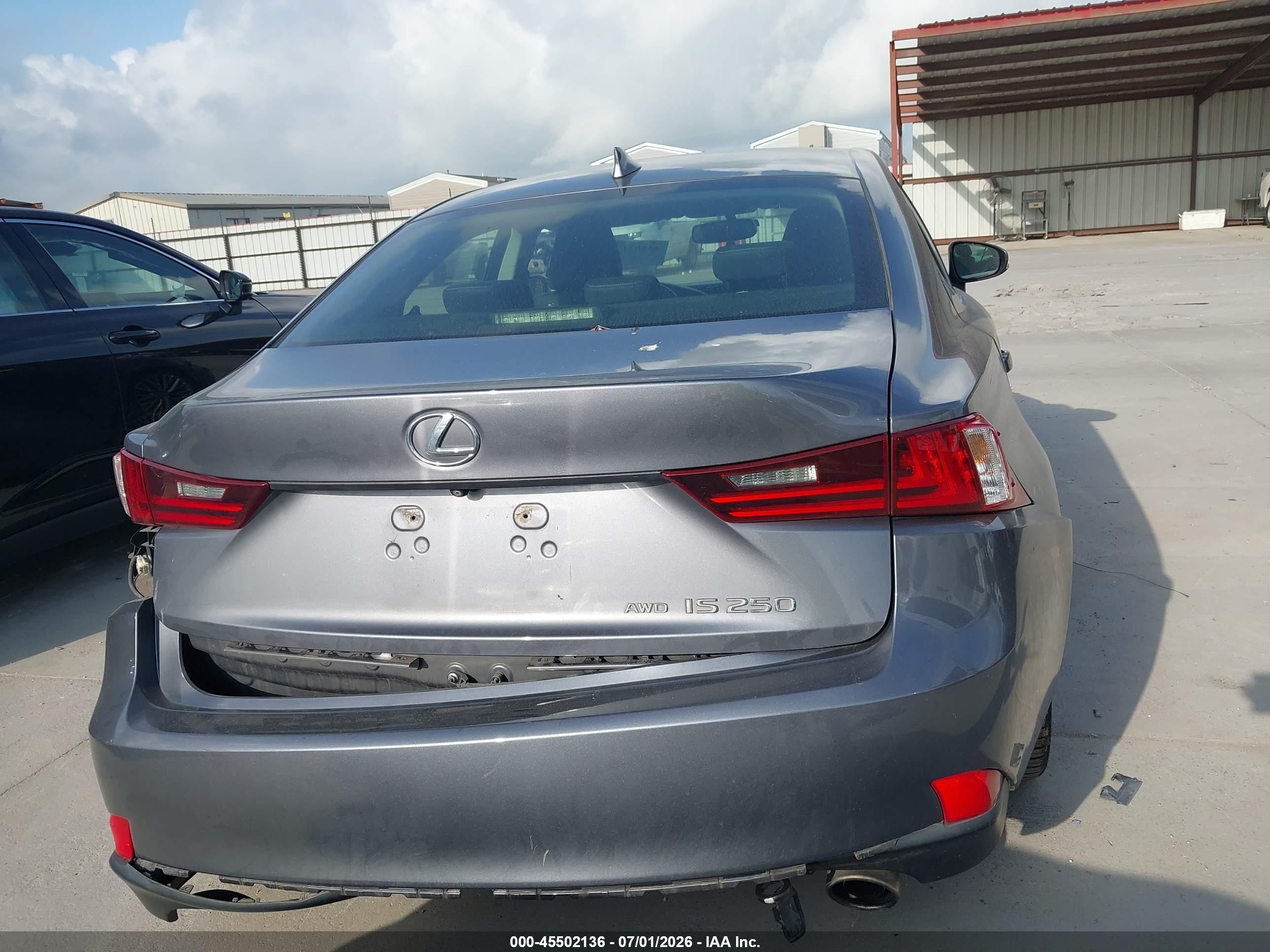 2015 Lexus Is 250   Серый vin: JTHCF1D25F5020591