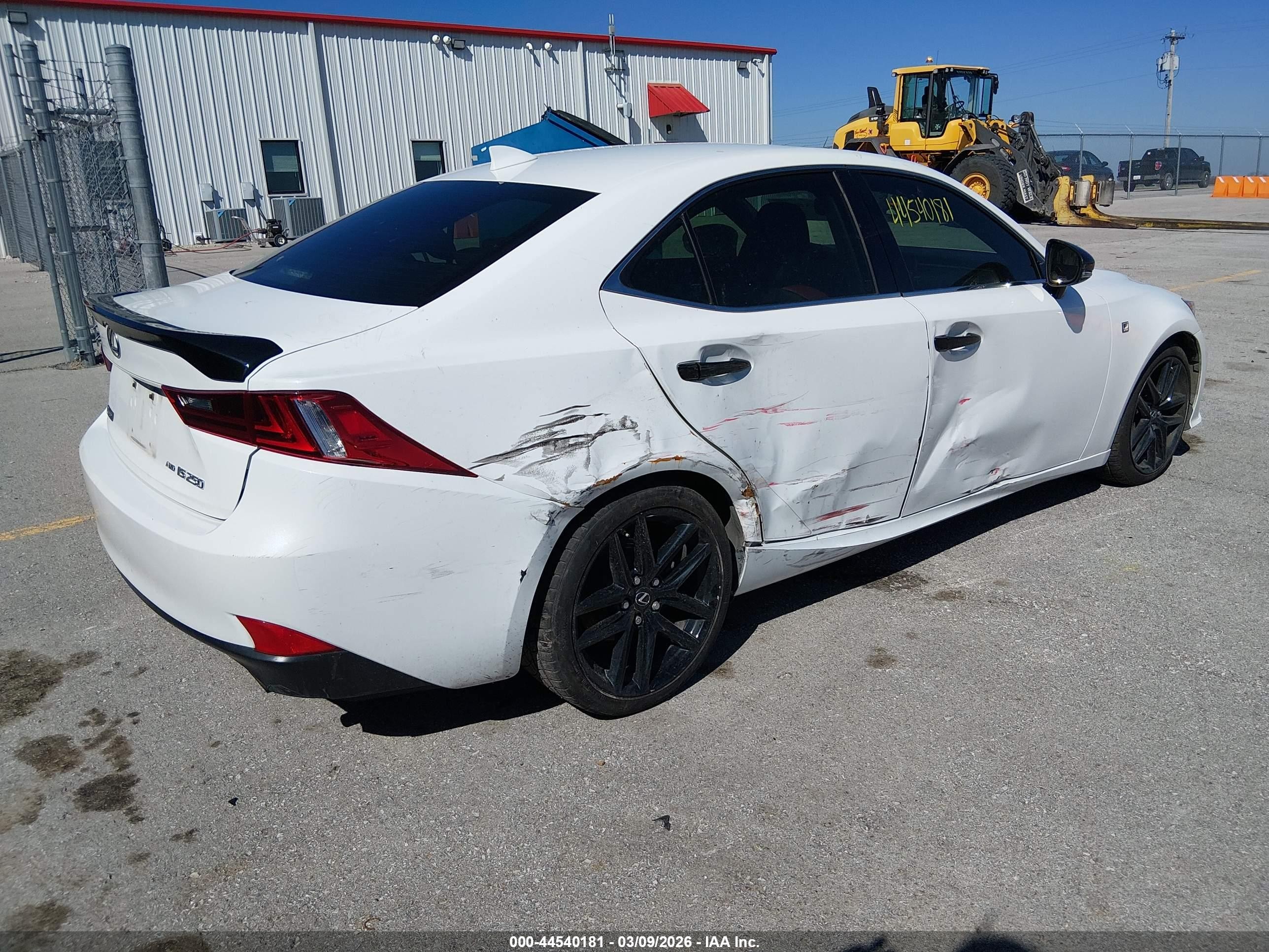 2015 Lexus Is 250 Crafted Line White vin: JTHCF1D25F5023409