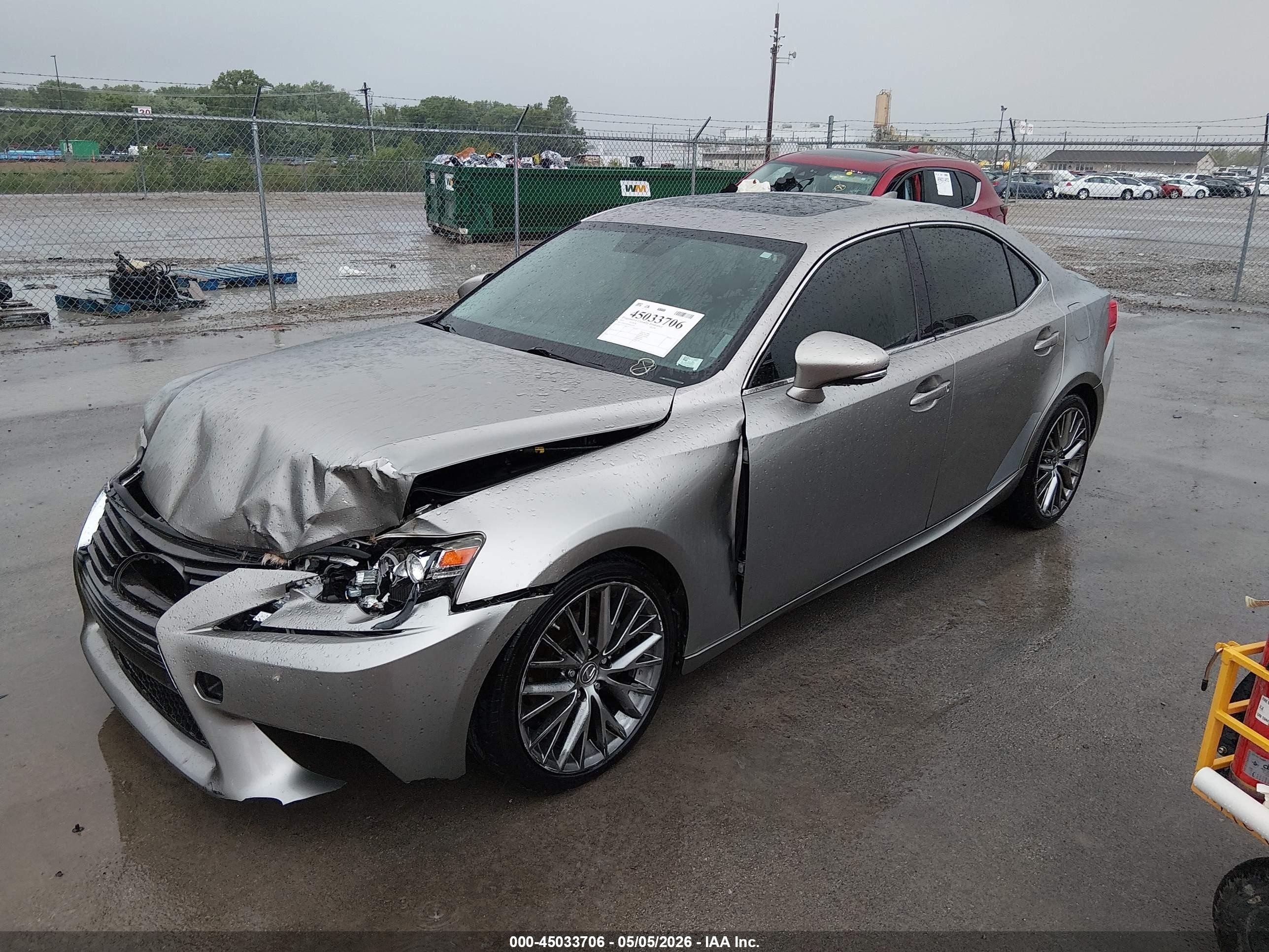 2015 Lexus Is 250   Silver vin: JTHCF1D25F5026214