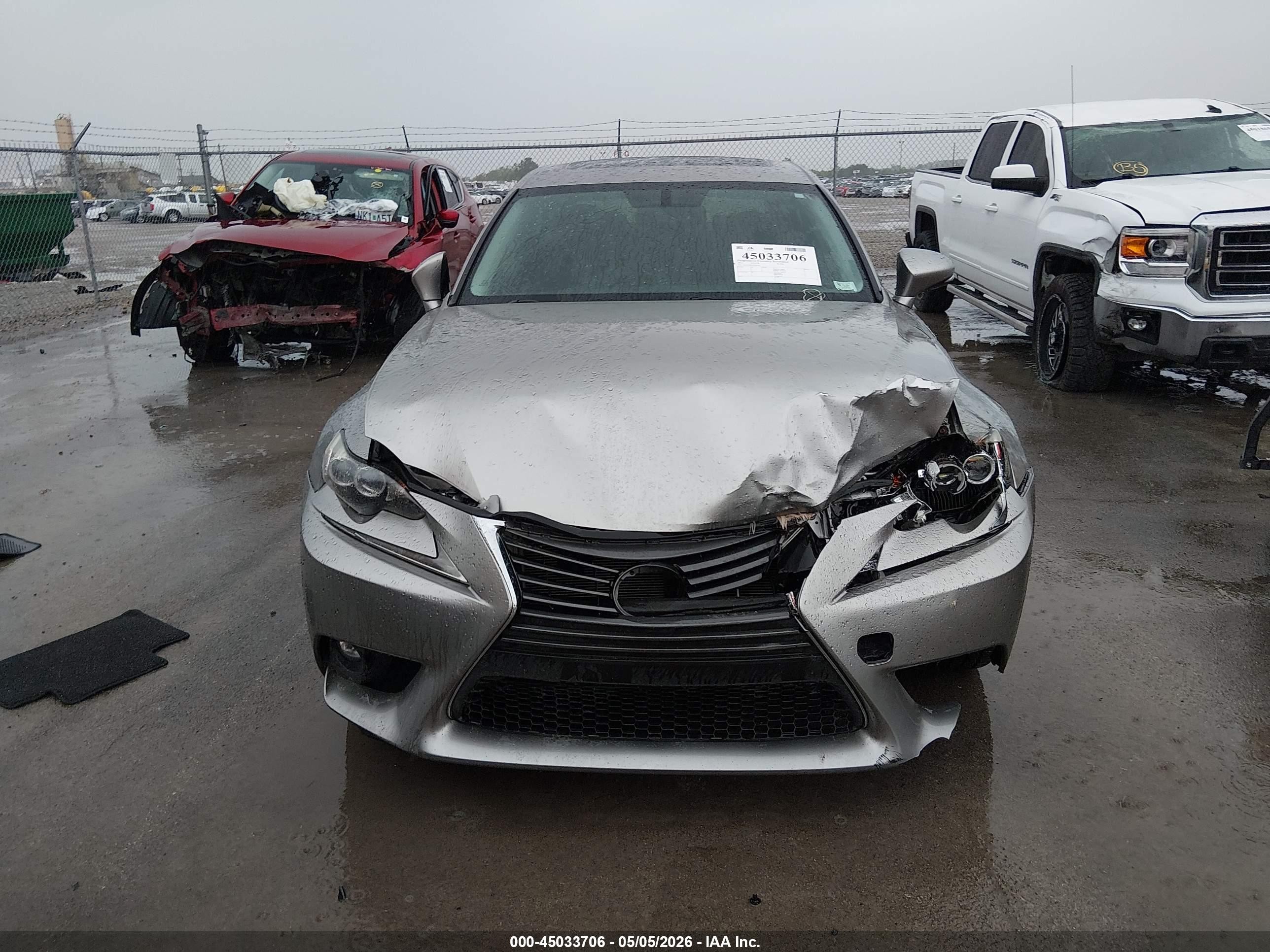 2015 Lexus Is 250   Silver vin: JTHCF1D25F5026214