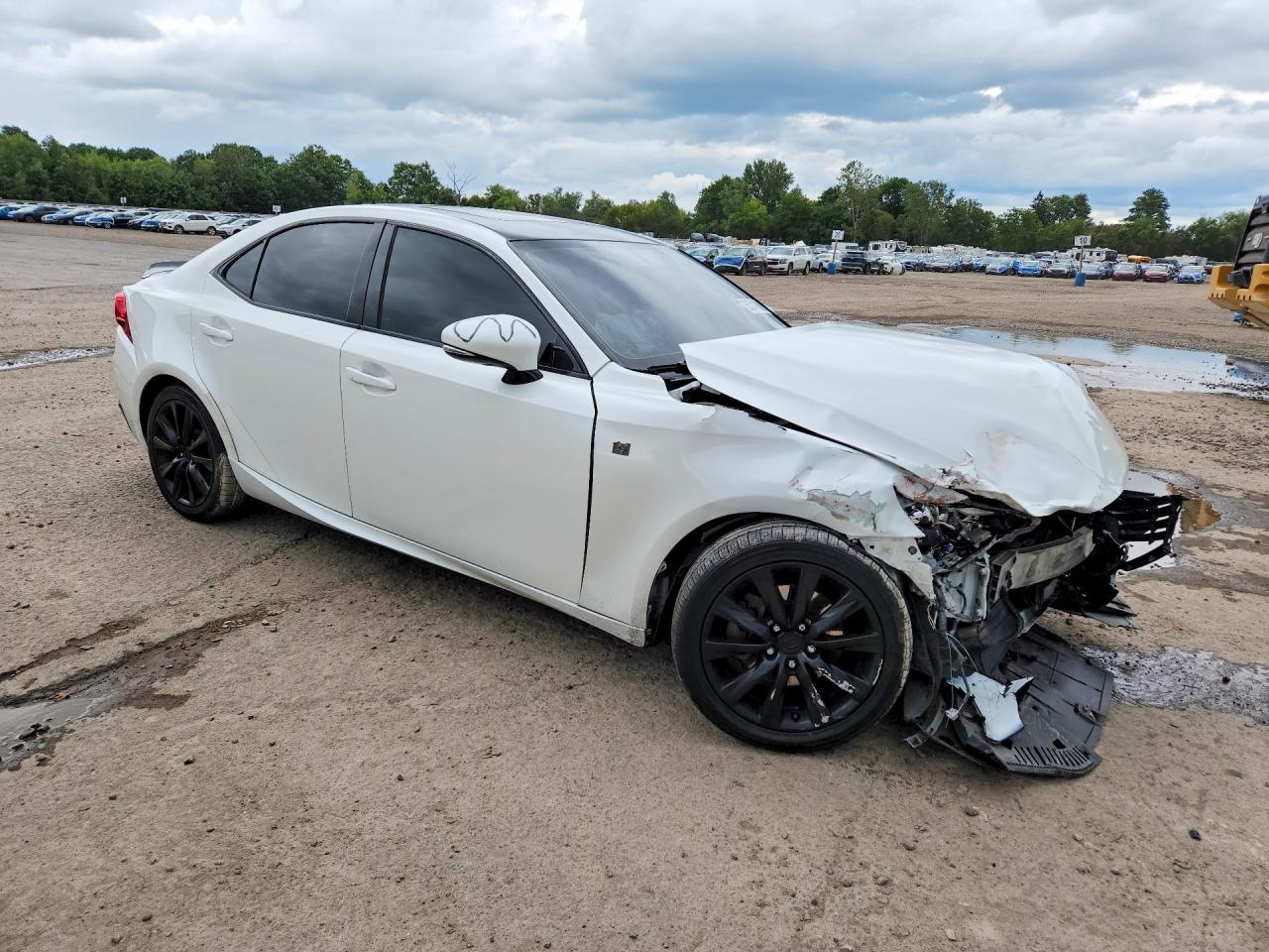 2014 Lexus Is 250 White vin: JTHCF1D26E5000963