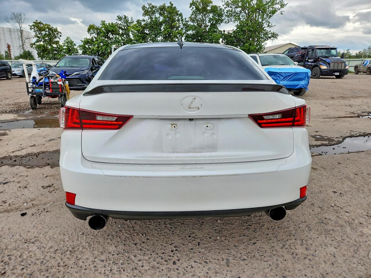 2014 Lexus Is 250 White vin: JTHCF1D26E5000963