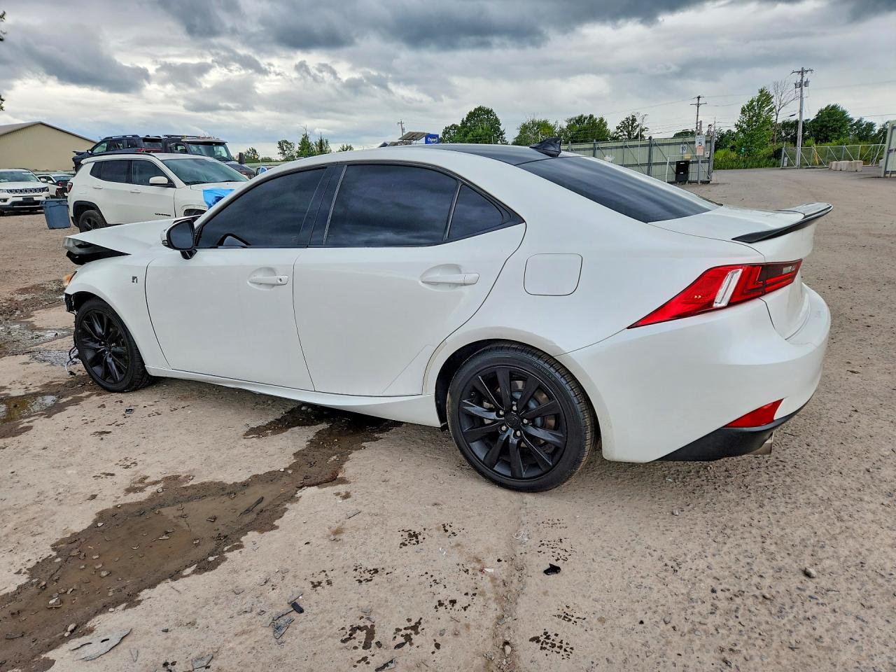 2014 Lexus Is 250 White vin: JTHCF1D26E5000963