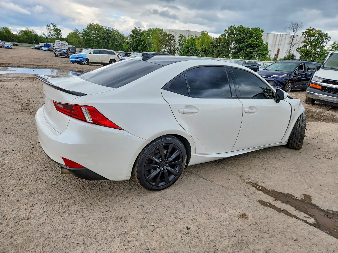 2014 Lexus Is 250 White vin: JTHCF1D26E5000963