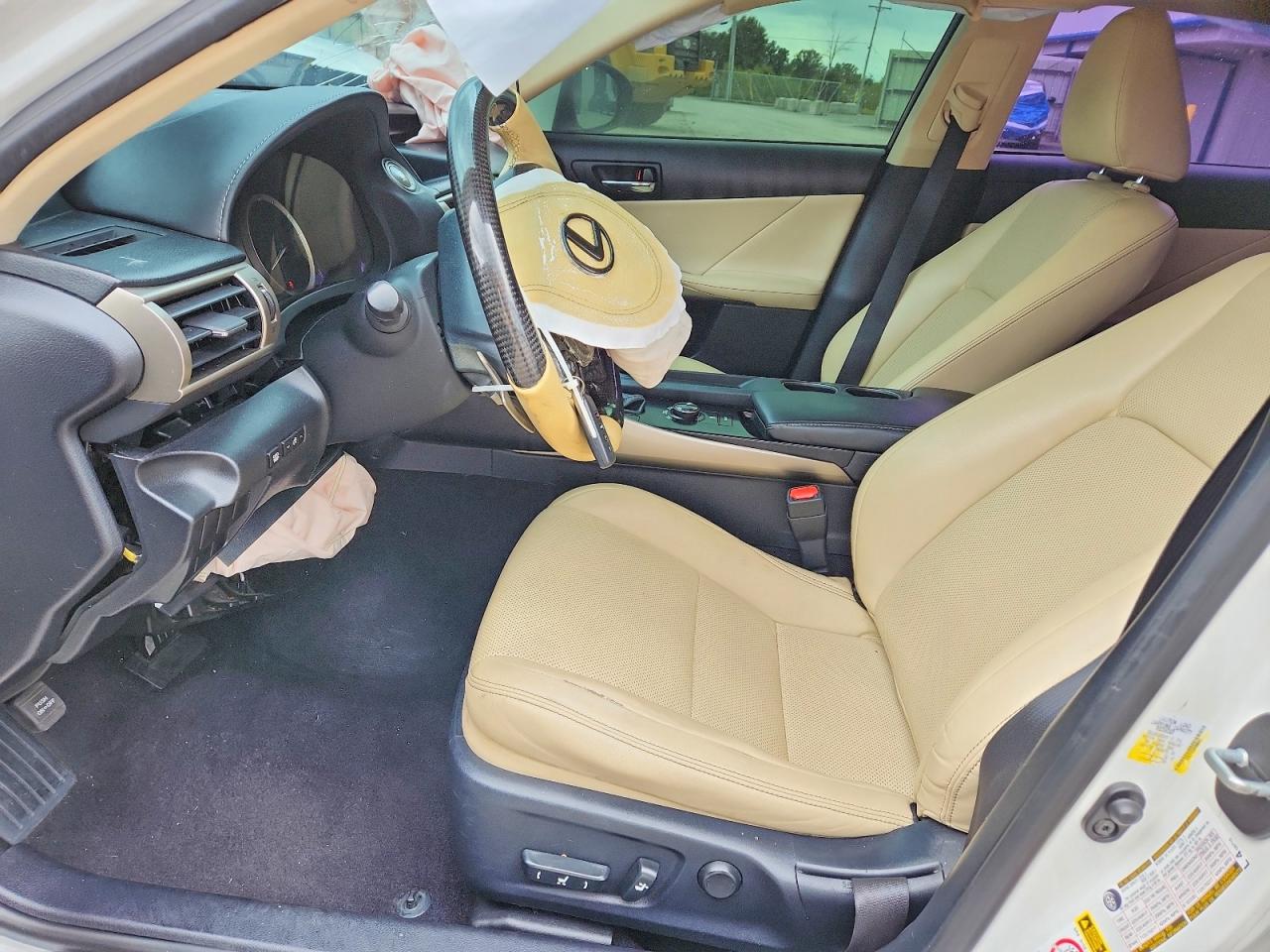 2014 Lexus Is 250 White vin: JTHCF1D26E5000963