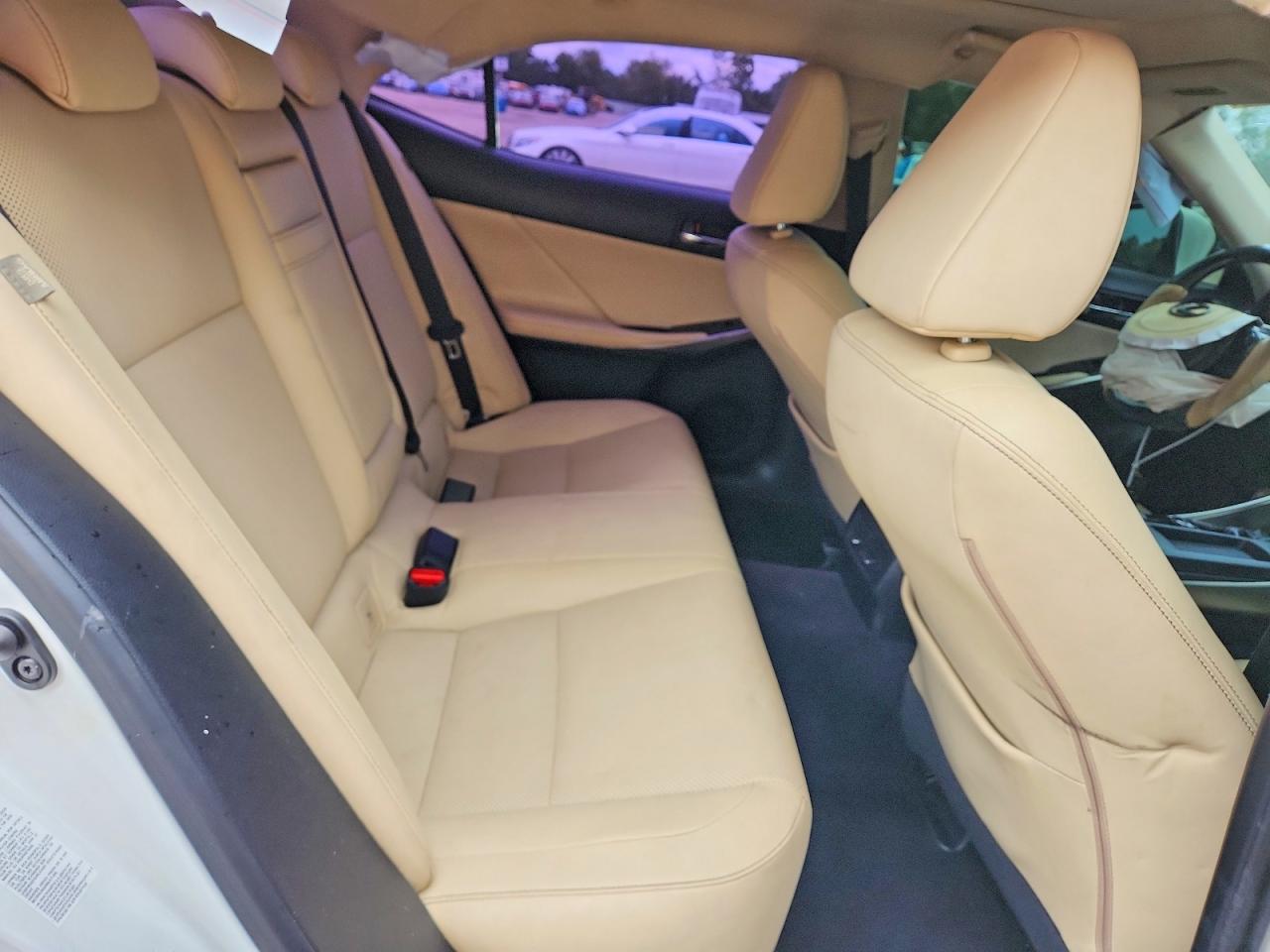 2014 Lexus Is 250 White vin: JTHCF1D26E5000963