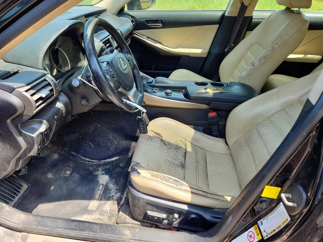 2014 Lexus Is 250 Black vin: JTHCF1D26E5005659