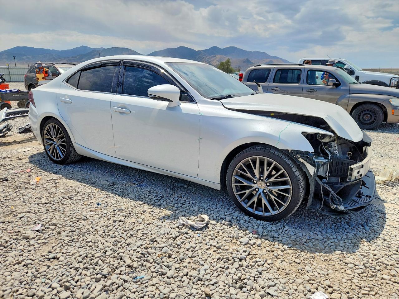 2014 Lexus Is 250 Белый vin: JTHCF1D26E5006018