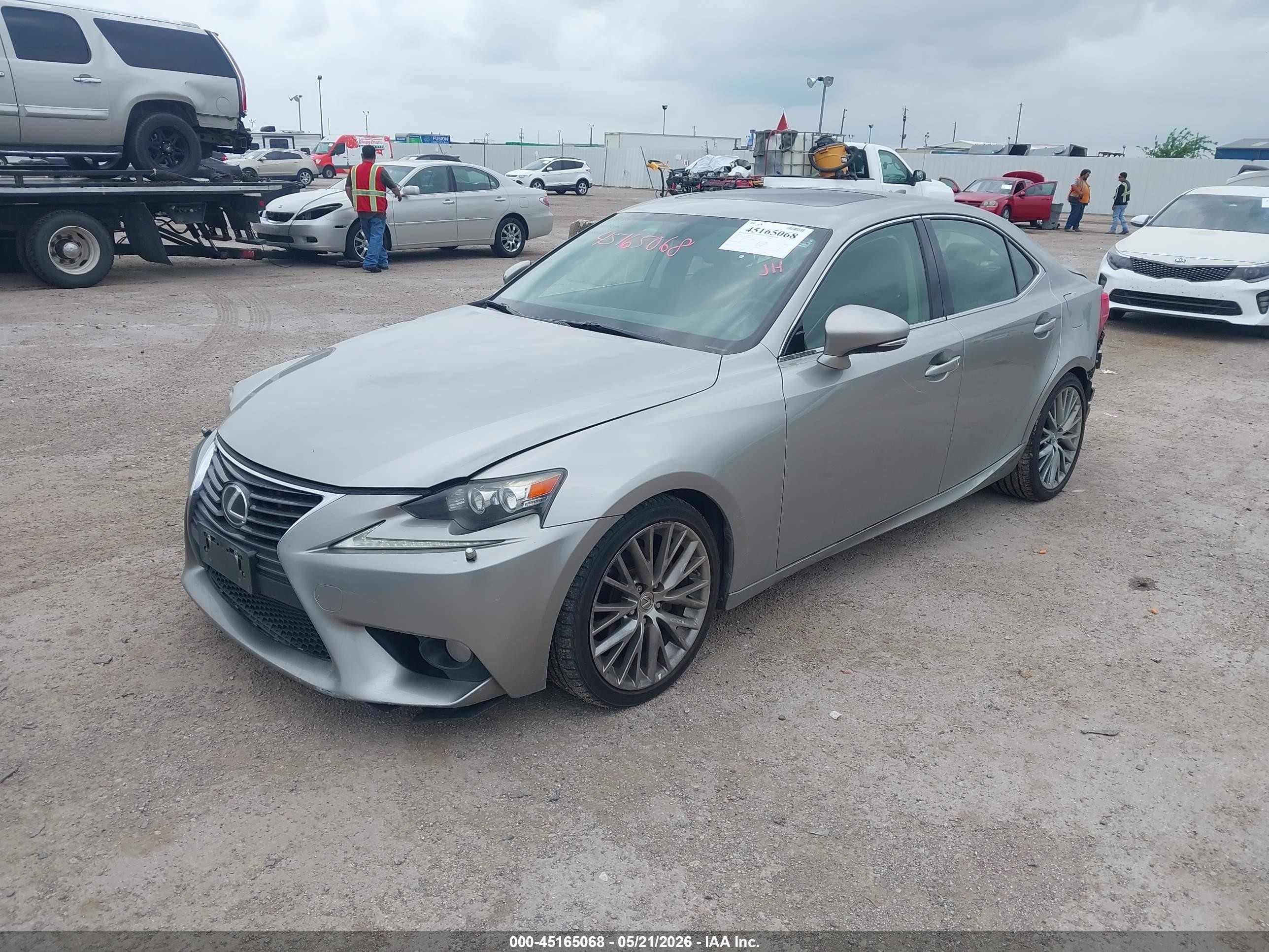 2014 Lexus Is 250   Серый vin: JTHCF1D26E5008061