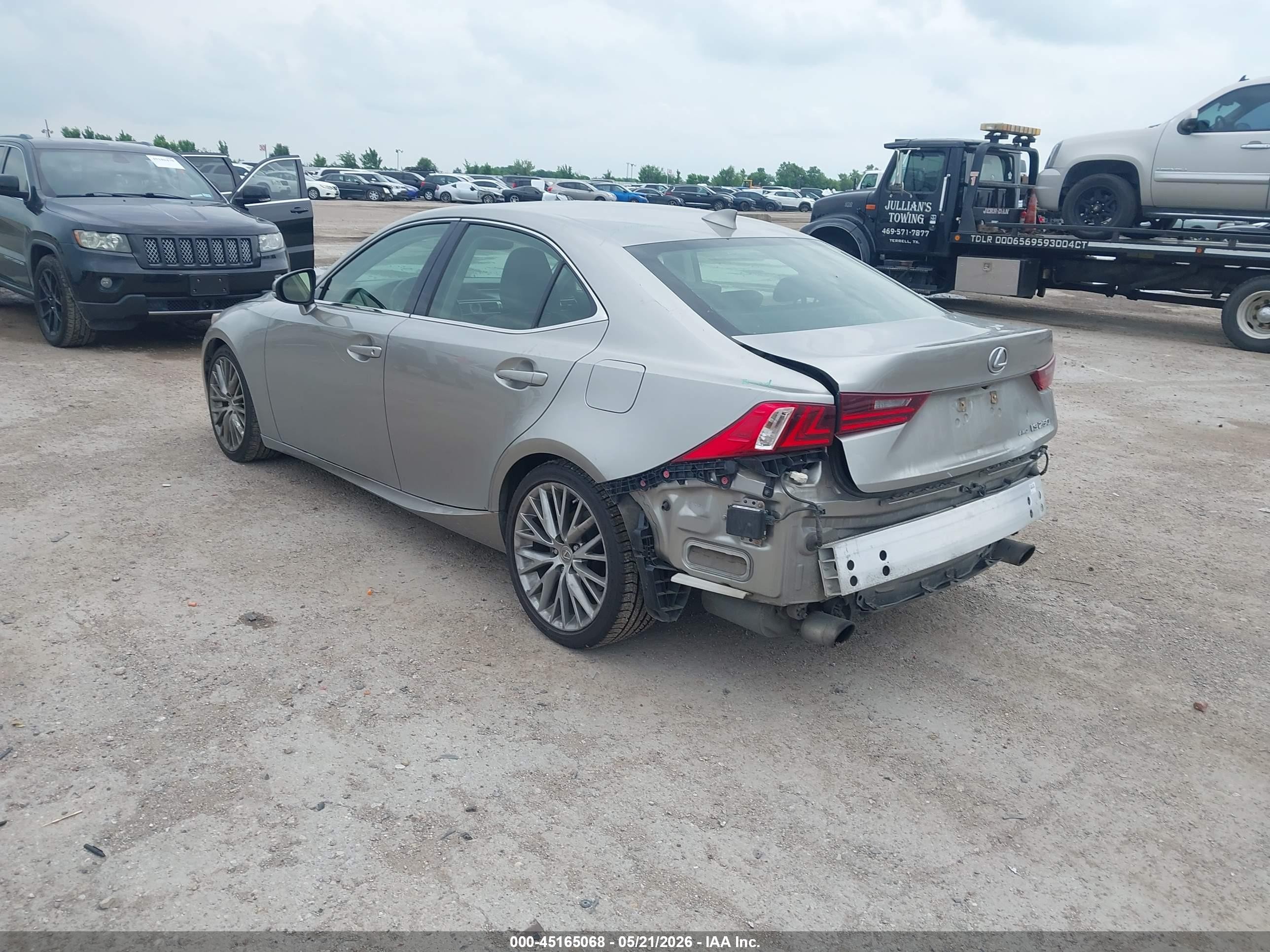 2014 Lexus Is 250   Серый vin: JTHCF1D26E5008061