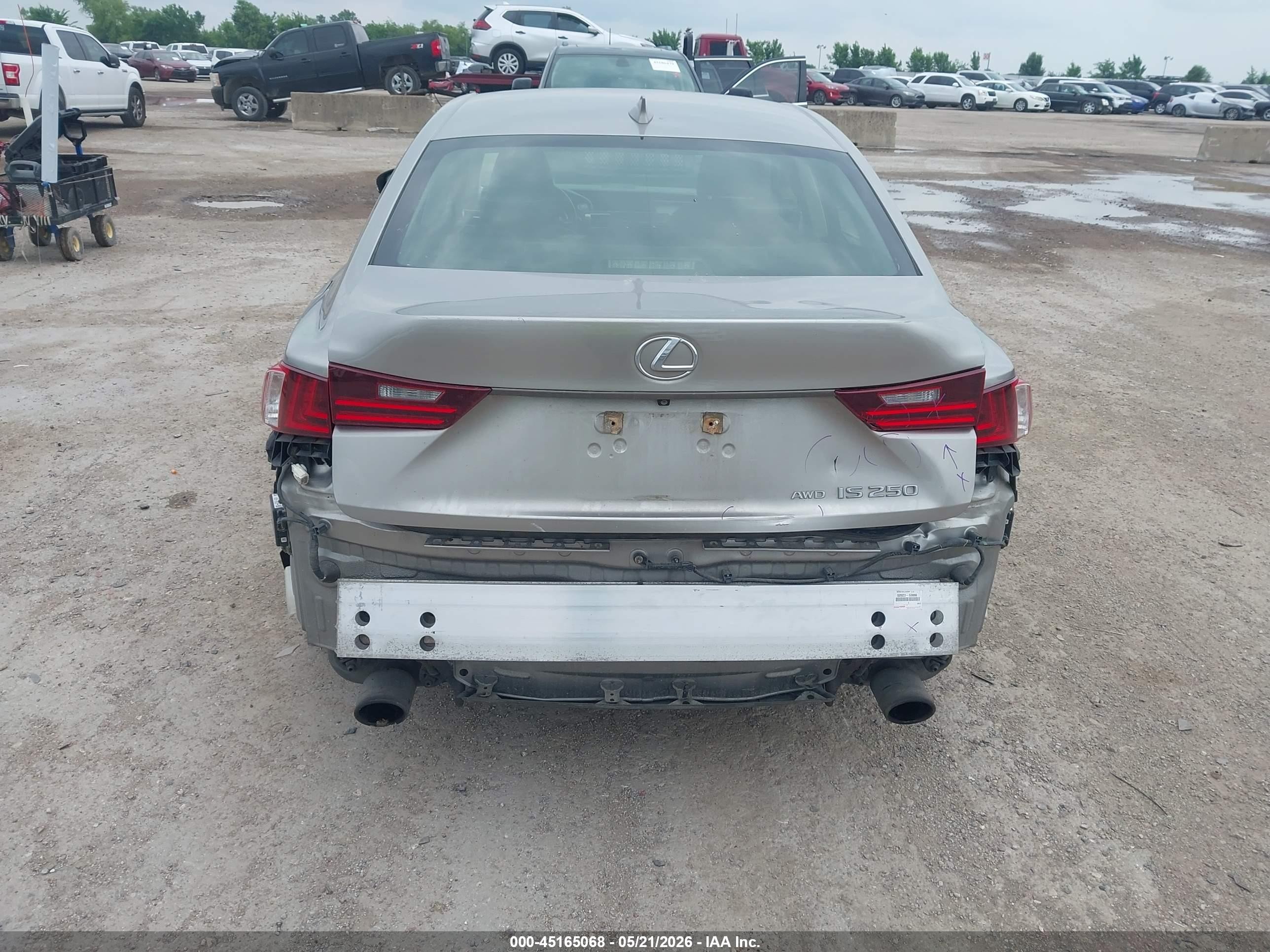 2014 Lexus Is 250   Серый vin: JTHCF1D26E5008061