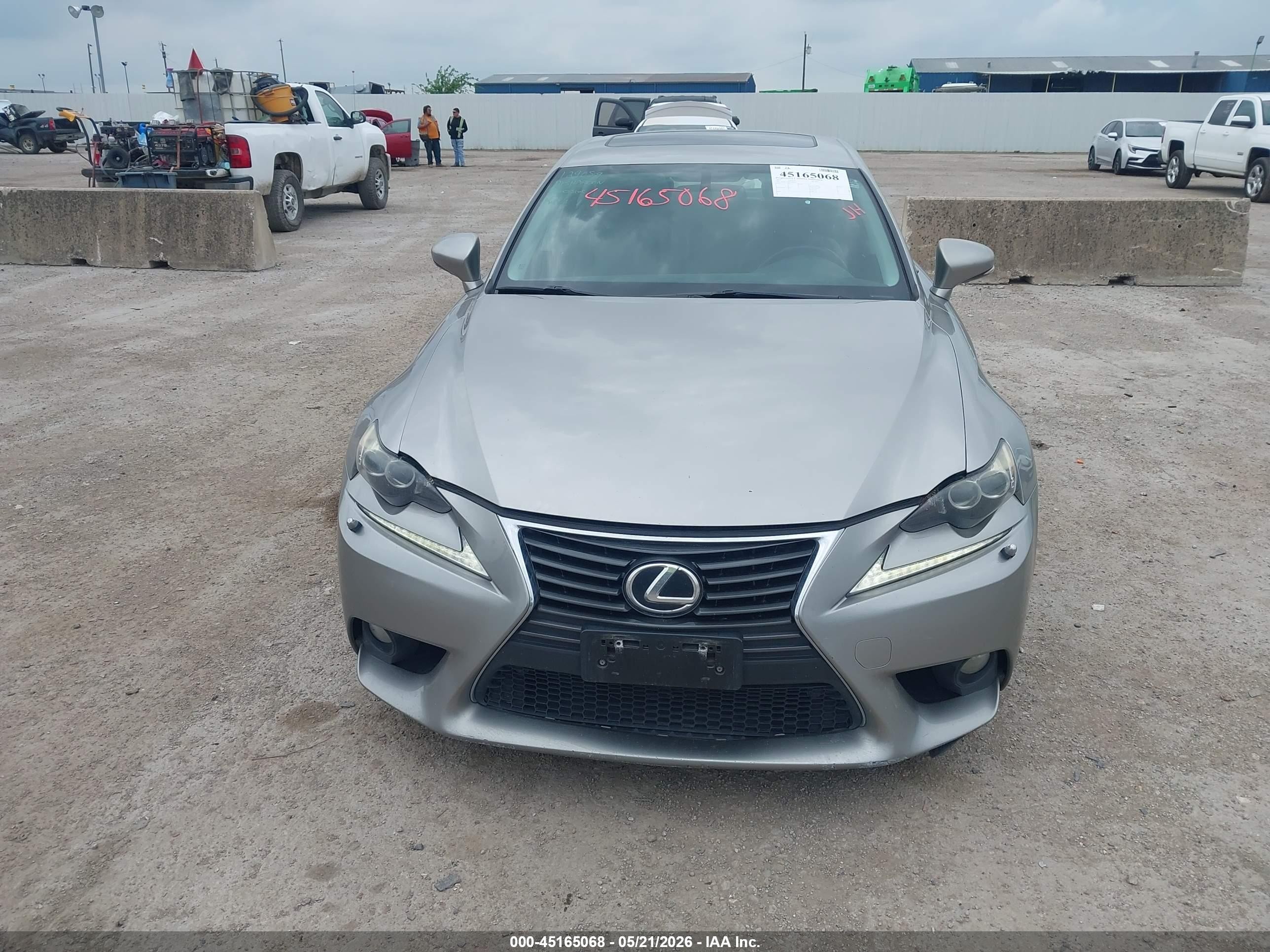 2014 Lexus Is 250   Серый vin: JTHCF1D26E5008061