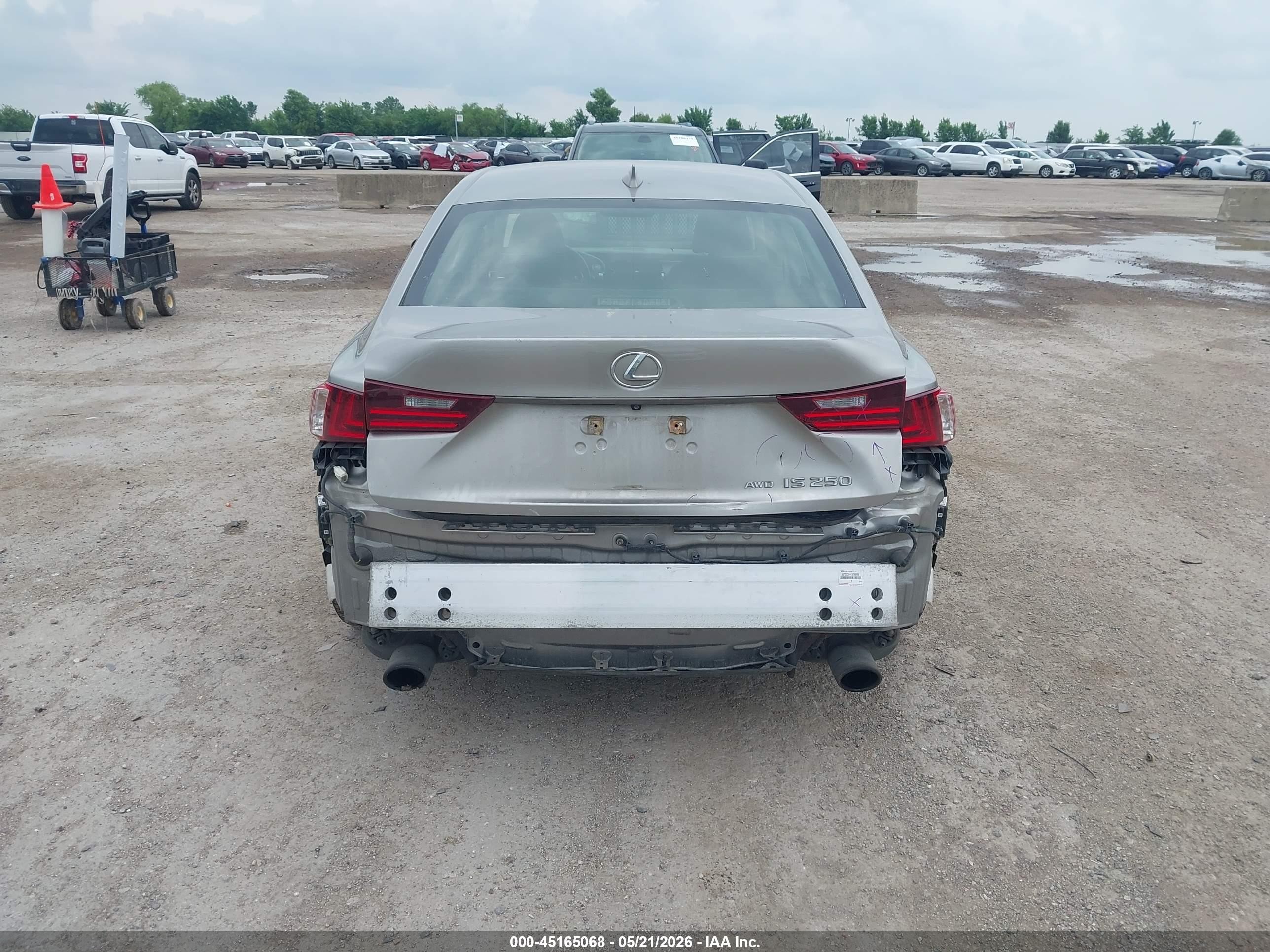 2014 Lexus Is 250   Серый vin: JTHCF1D26E5008061