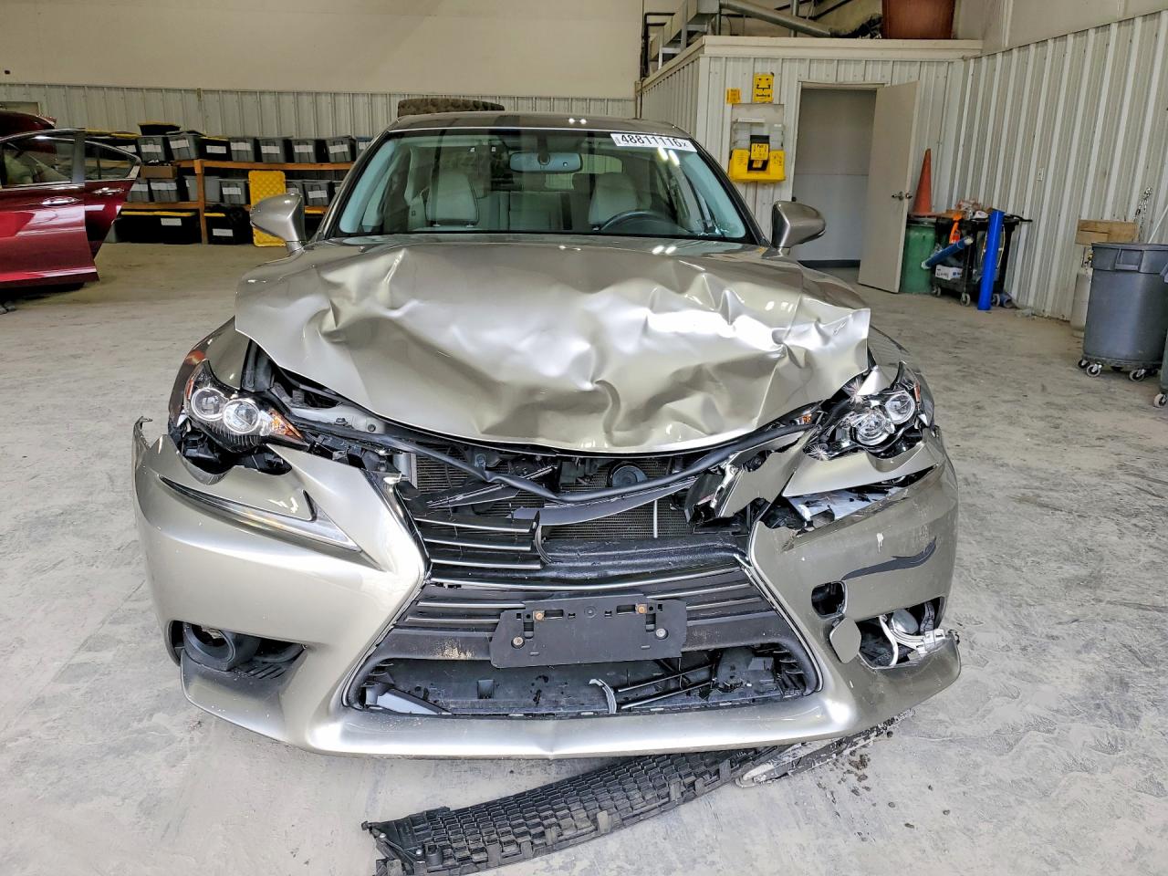 2014 Lexus Is 250 Base Silver vin: JTHCF1D26E5011817