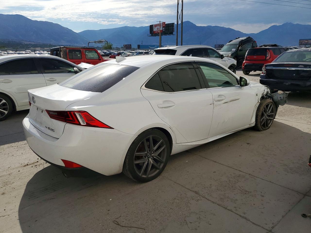 2014 Lexus Is 250 White vin: JTHCF1D26E5013504