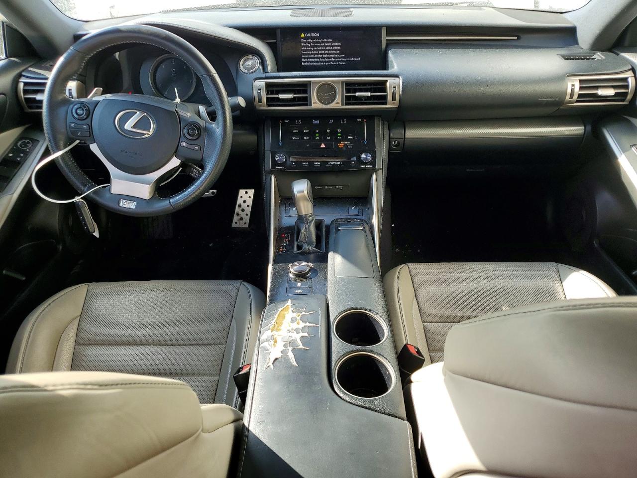 2014 Lexus Is 250 White vin: JTHCF1D26E5013504