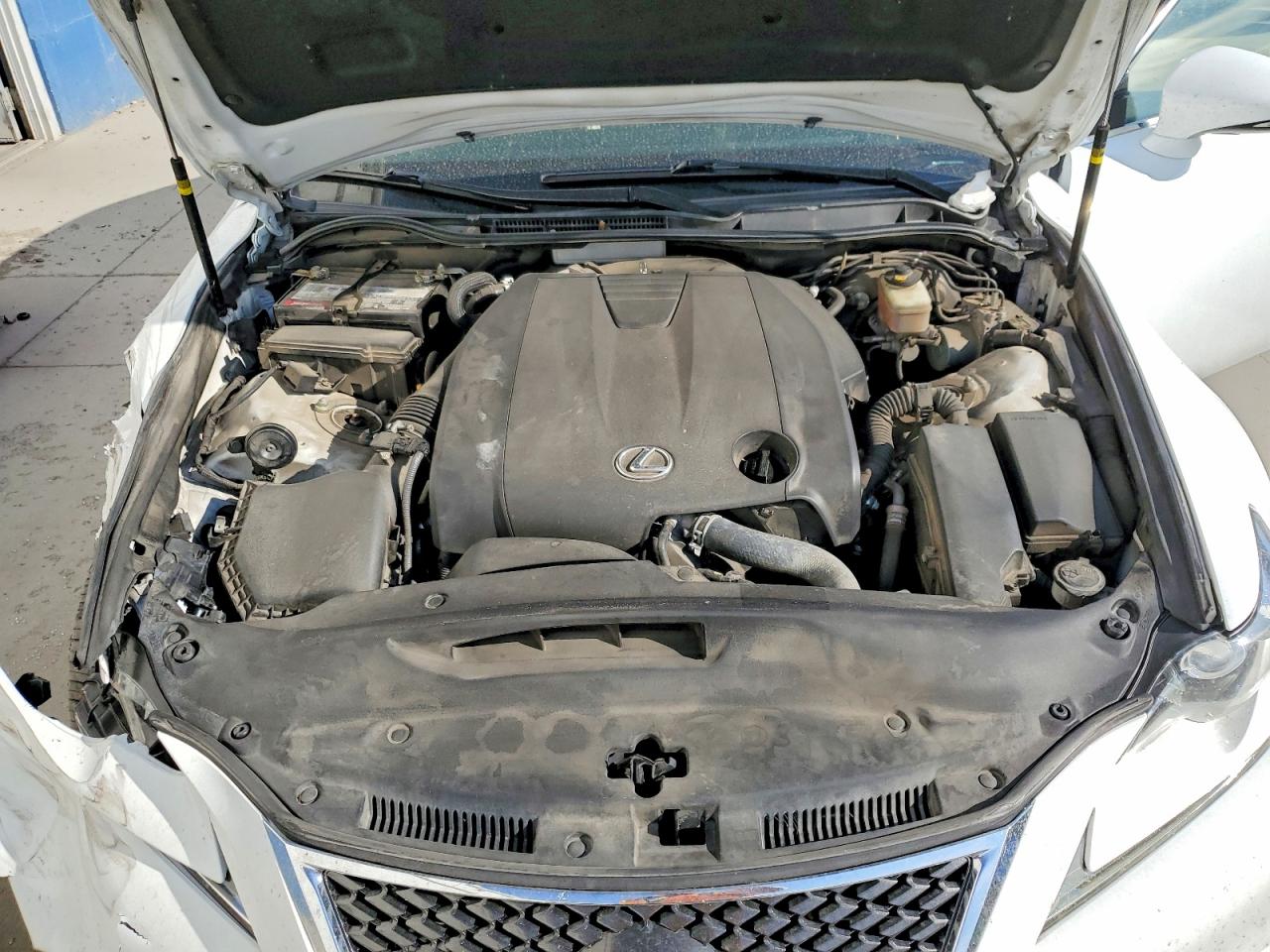 2014 Lexus Is 250 White vin: JTHCF1D26E5013504