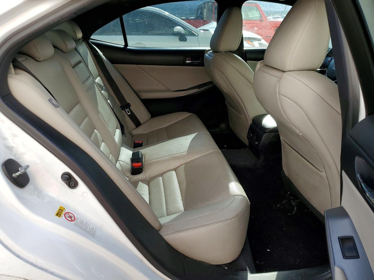 2014 Lexus Is 250 White vin: JTHCF1D26E5013504