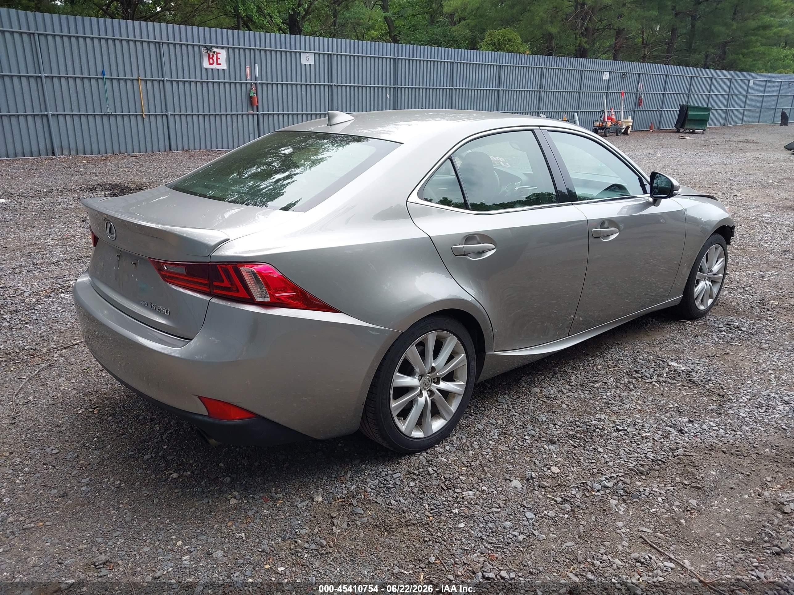 2015 Lexus Is 250 Silver vin: JTHCF1D26F5020664