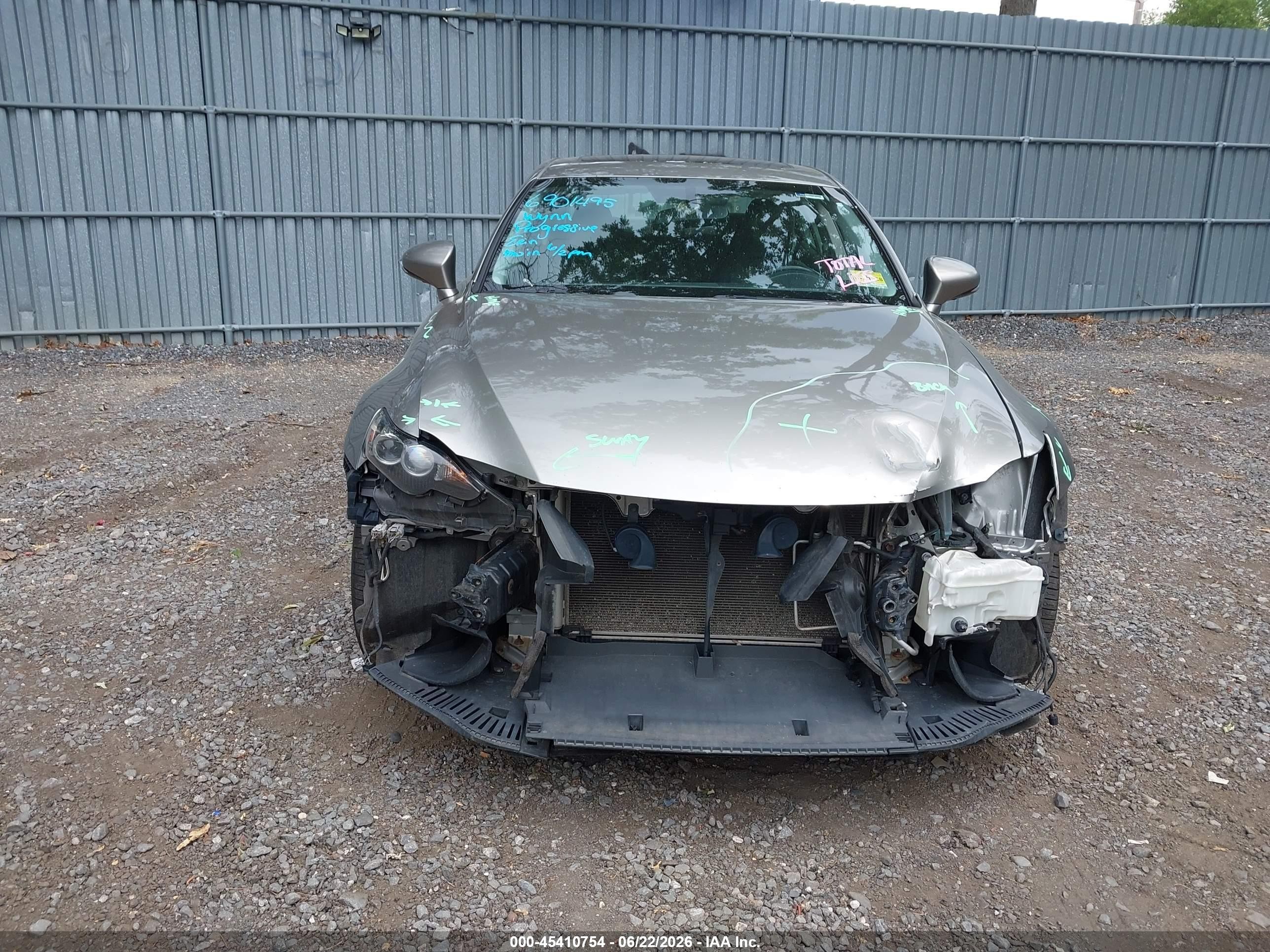 2015 Lexus Is 250 Silver vin: JTHCF1D26F5020664