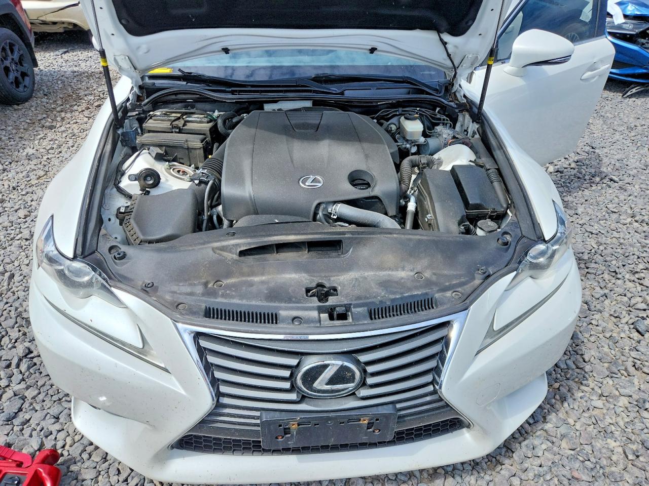 2015 Lexus Is 250 White vin: JTHCF1D26F5023001