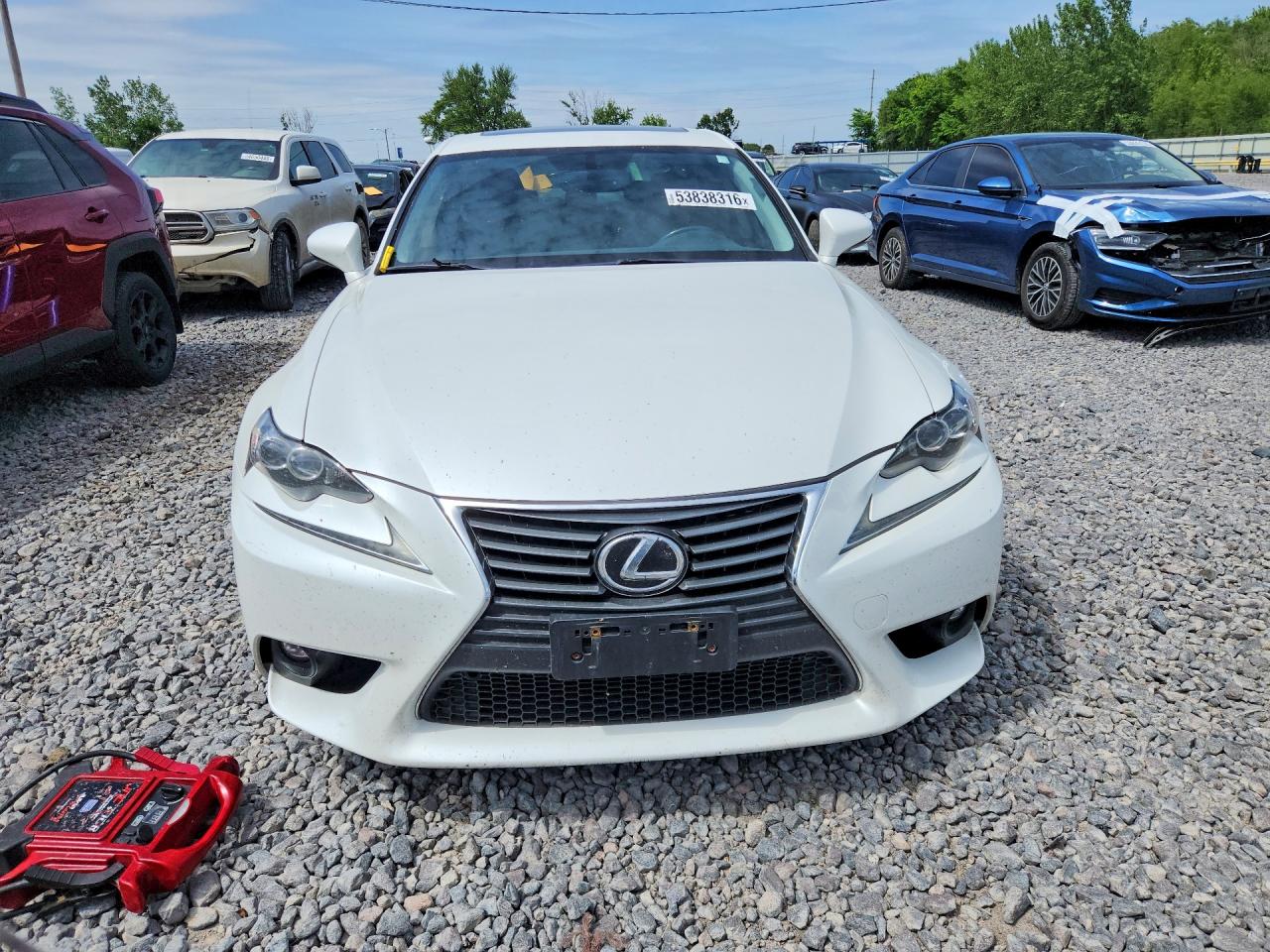 2015 Lexus Is 250 White vin: JTHCF1D26F5023001